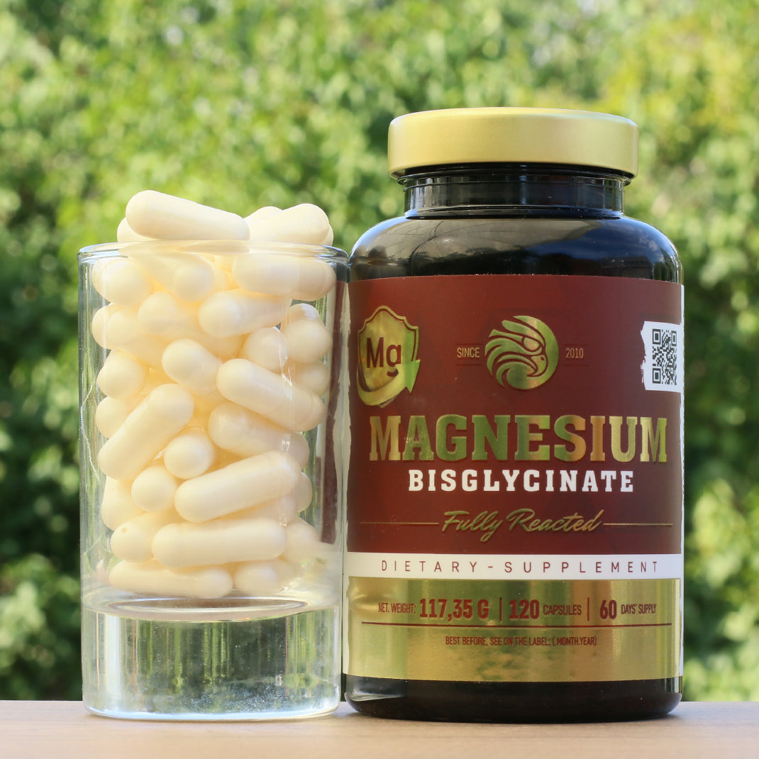 Mannavita MAGNÉSIUM Bisglycinate entièrement réagi • 120 pcs