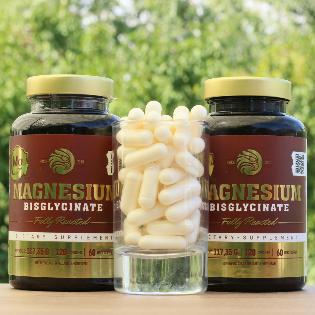 Mannavita MAGNÉSIUM Bisglycinate entièrement réagi • 120 pcs