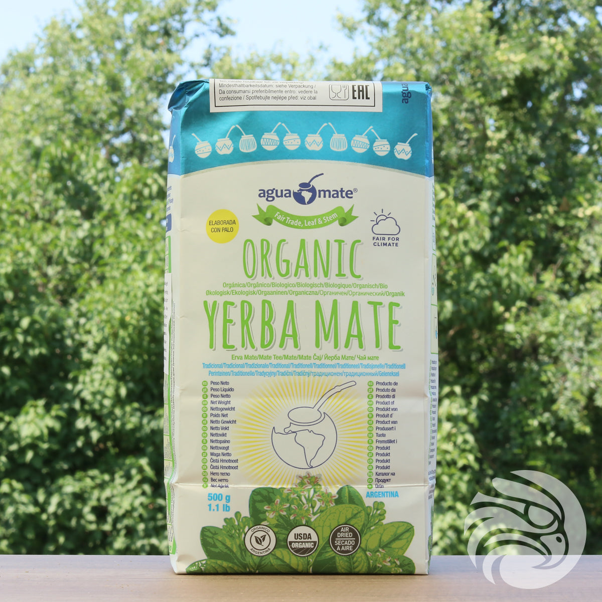 Yerba maté biologique Aguamate • Élaborée avec tiges • 500 g