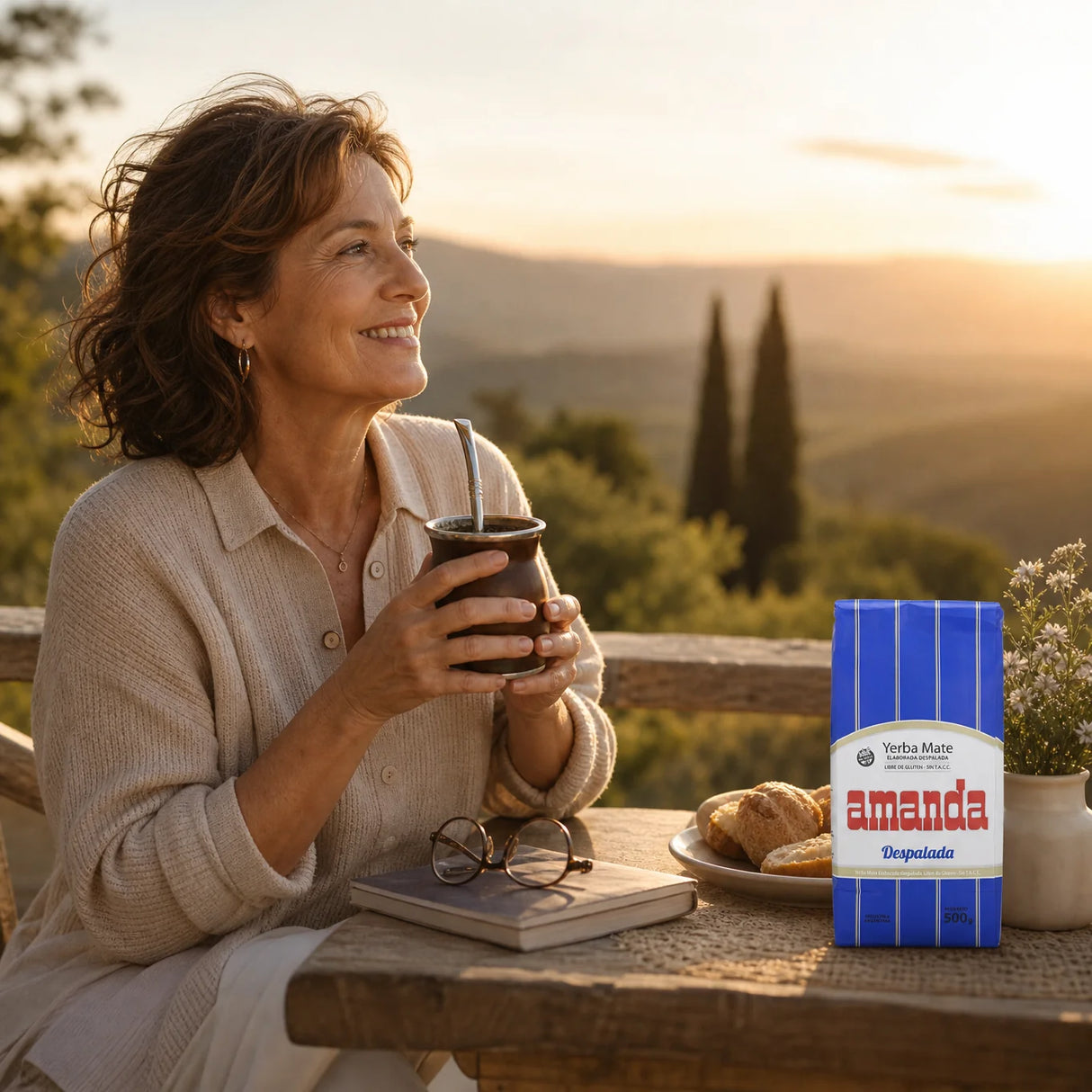 Thé de yerba maté Amanda • Sans tiges - Sin palo • 500 g
