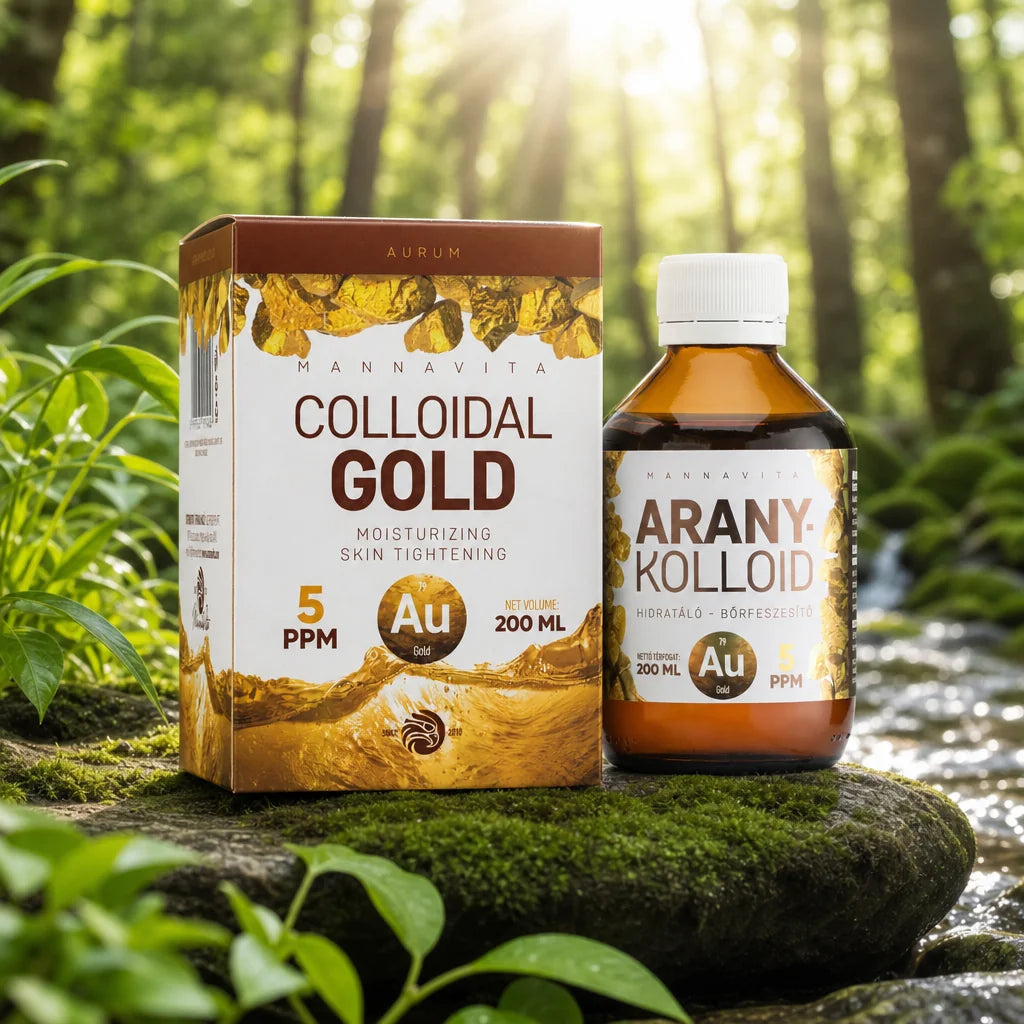 Mannavita Or Colloïdal 5 PPM • 200 ml