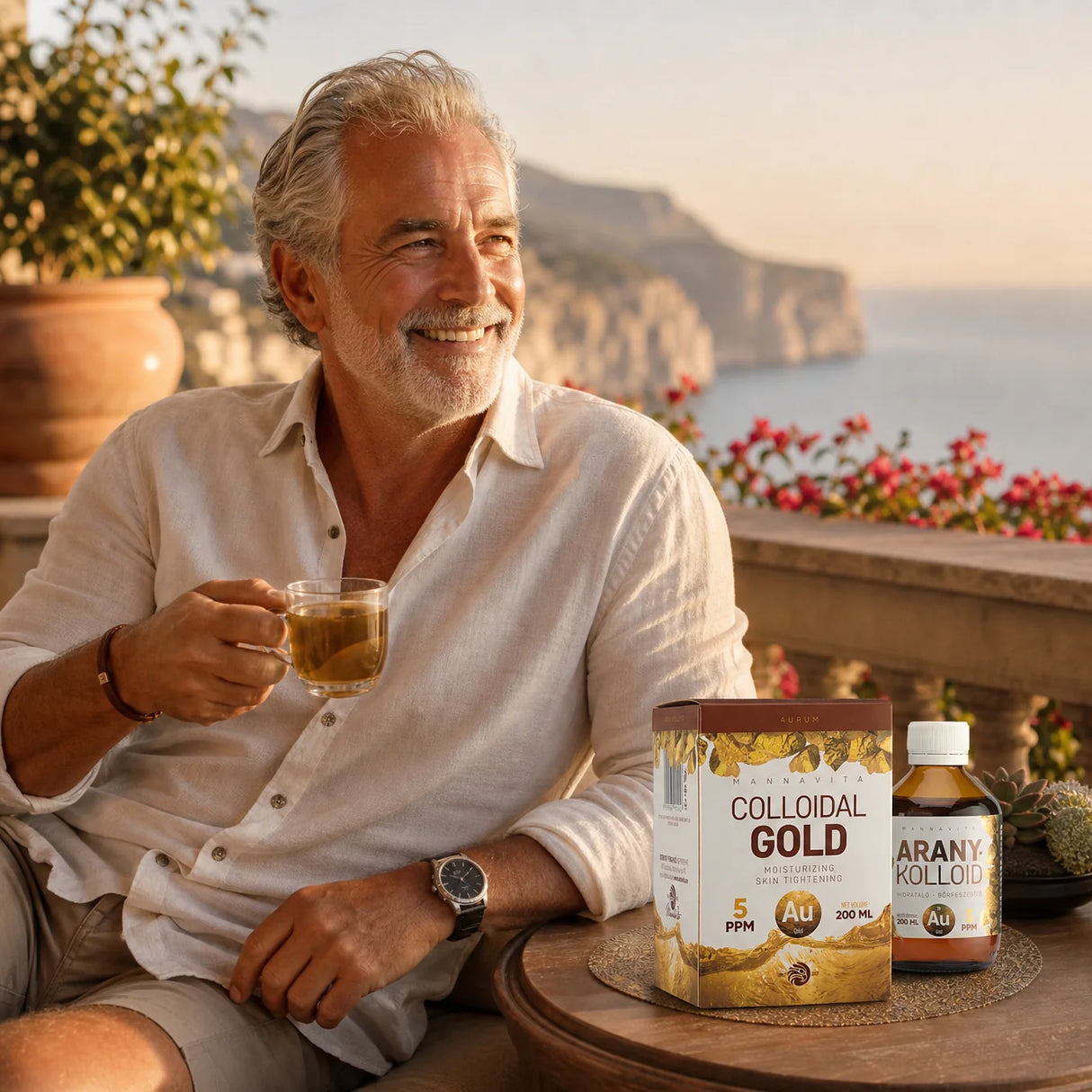 Mannavita Or Colloïdal 5 PPM • 200 ml