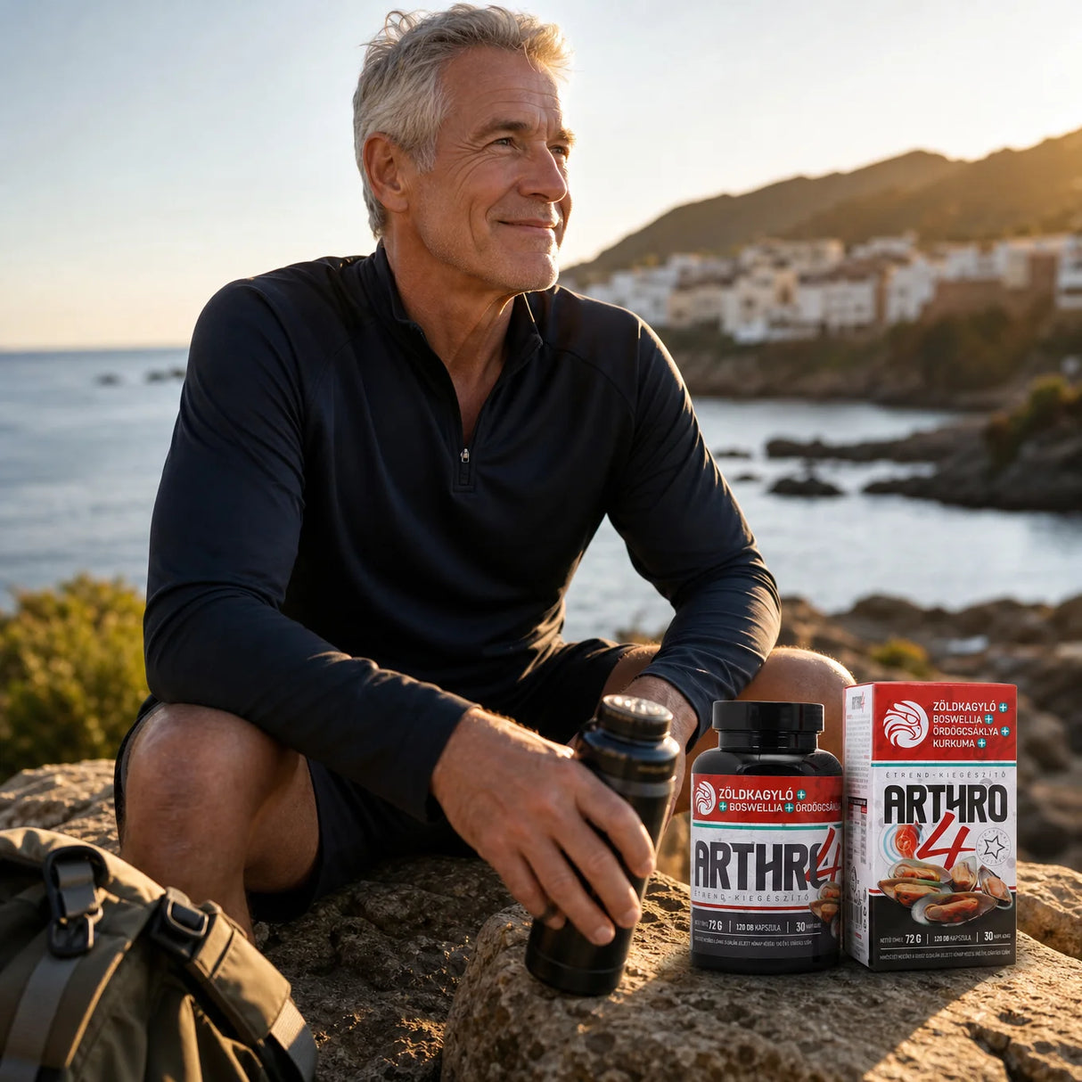 ARTHRO4 • Complexe articulations + cartilage • avec Moule à Lèvres vertes • 120 capsules