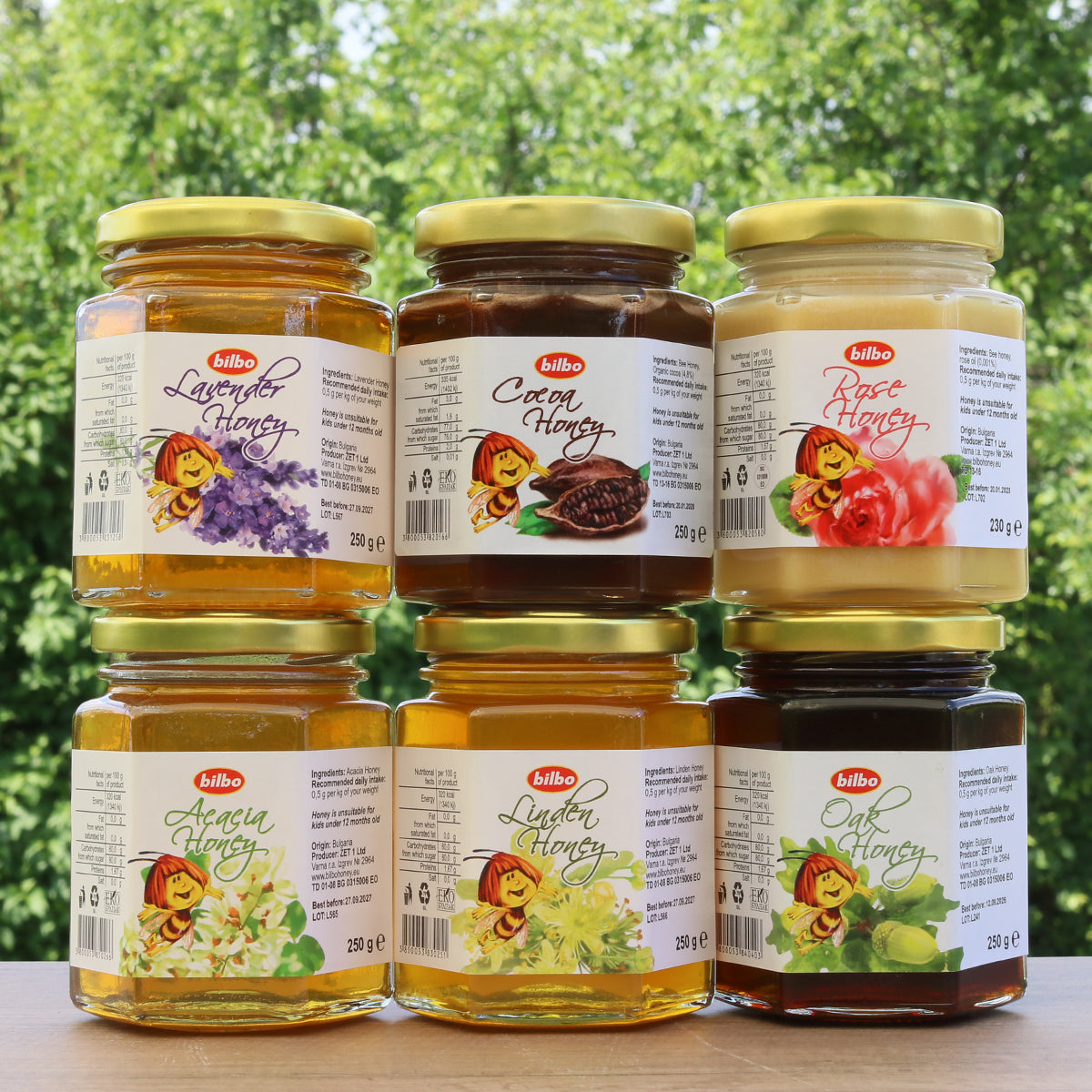 Miel d’acacia brut Bilbo • 250 g