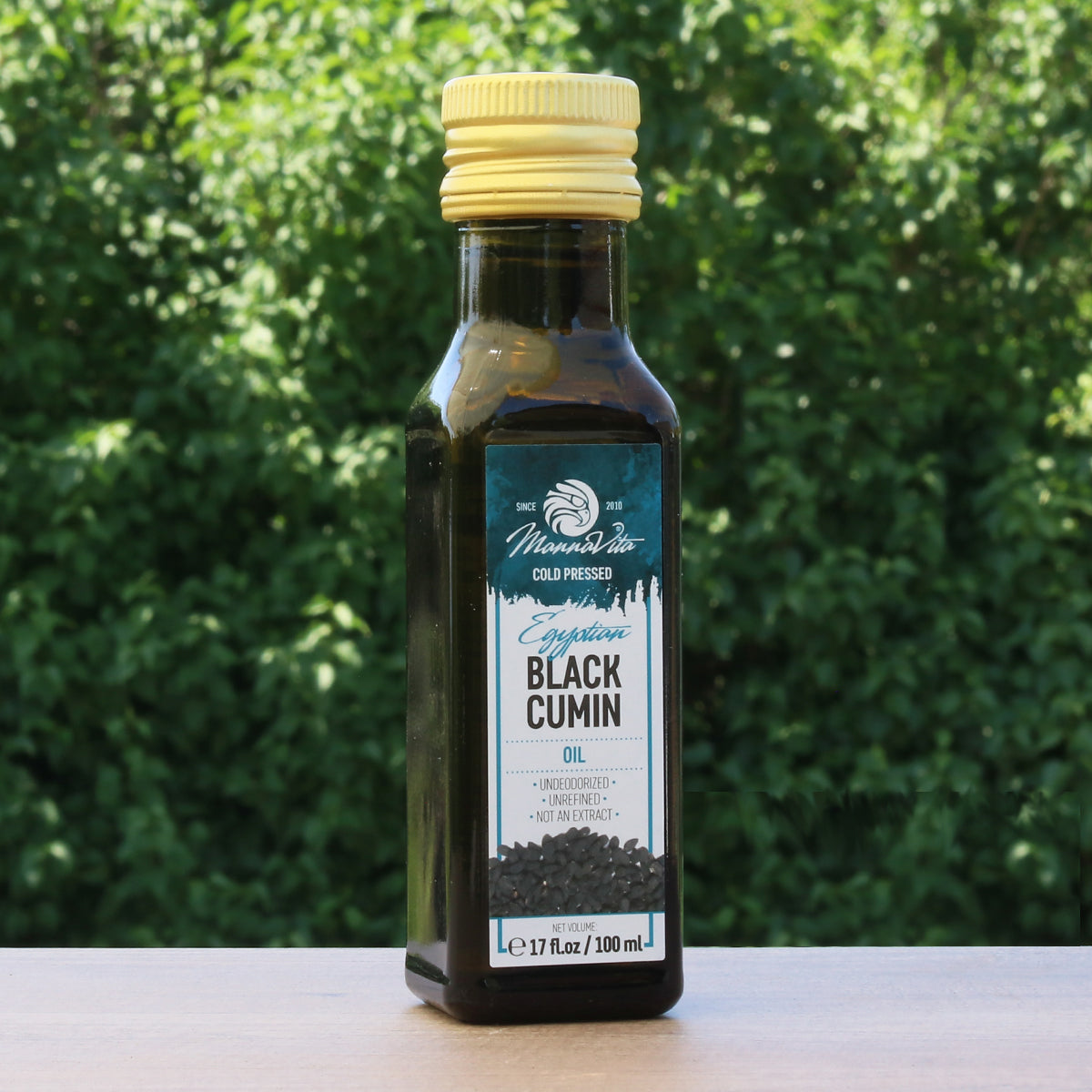 Huile de graines de cumin noir pressée à froid Mannavita • 100 ml