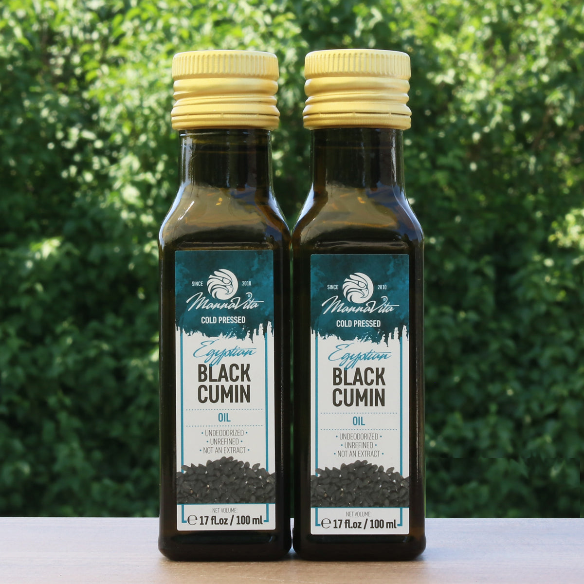 Huile de graines de cumin noir pressée à froid Mannavita • 100 ml