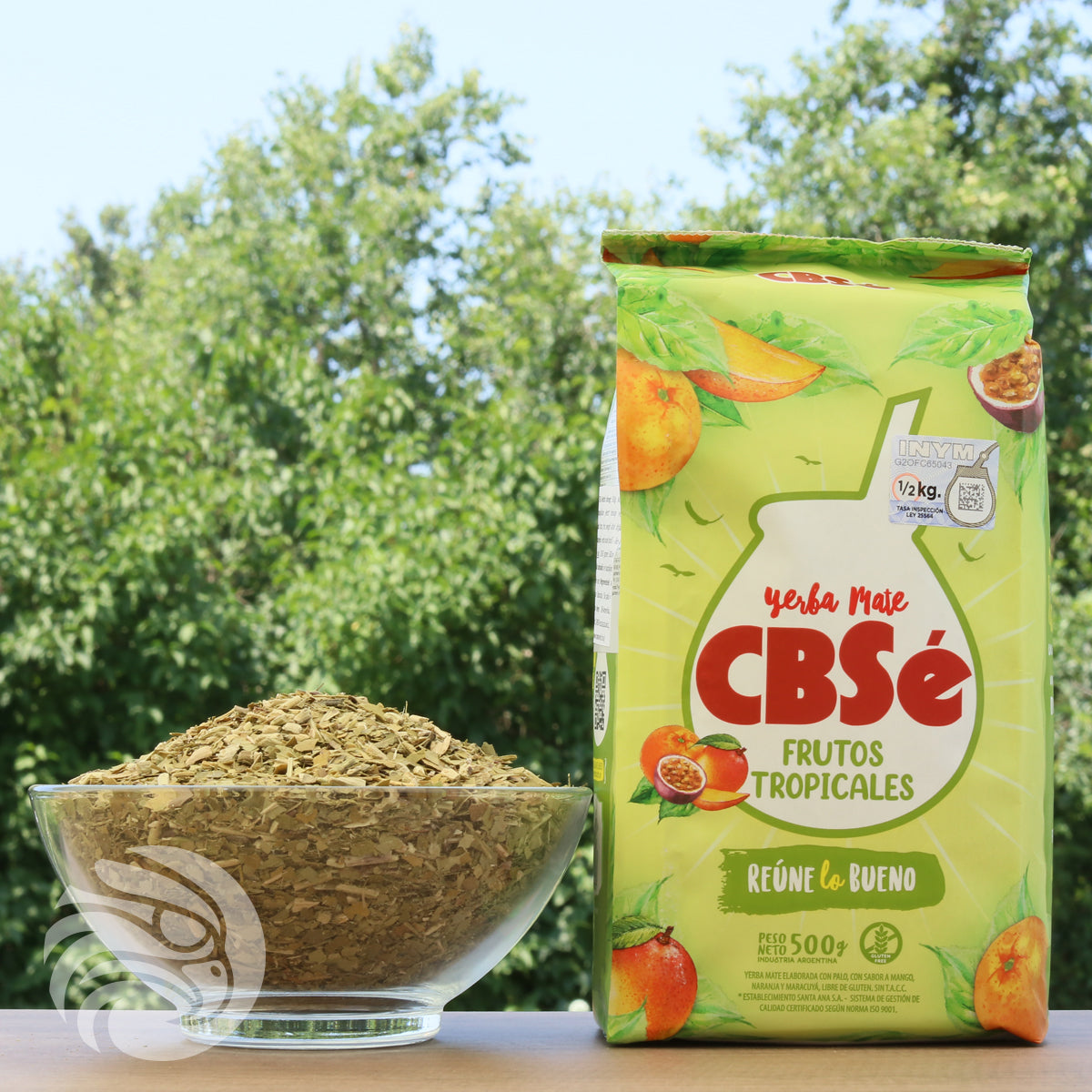 Thé maté yerba CBSé • Fruits tropicaux • 500 g