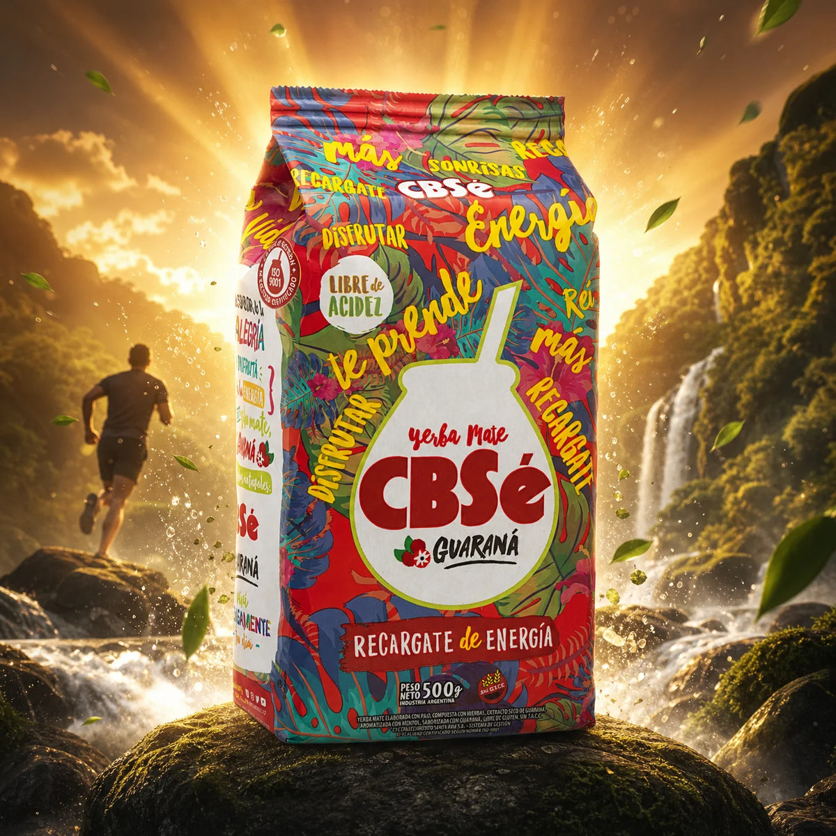 Thé de yerba maté CBSé • Guarana • 500 g