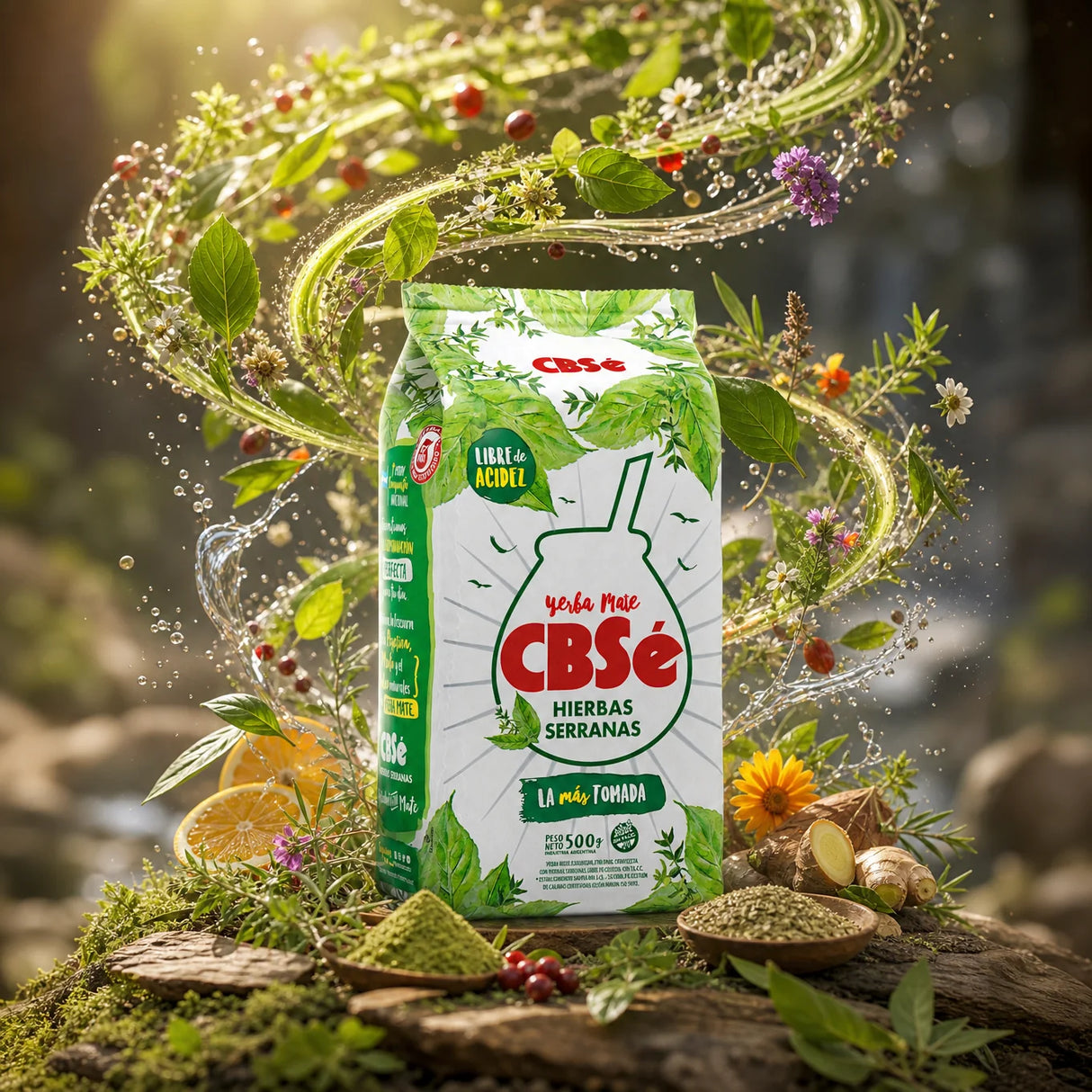 CBSé thé de yerba maté • Fruits des bois • 500 g