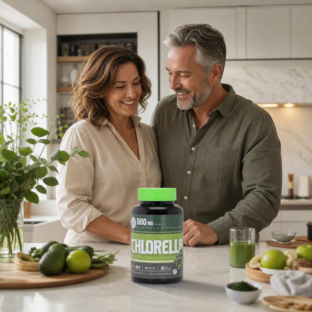 Mannavita Chlorella 500 mg comprimés • 180 pièces