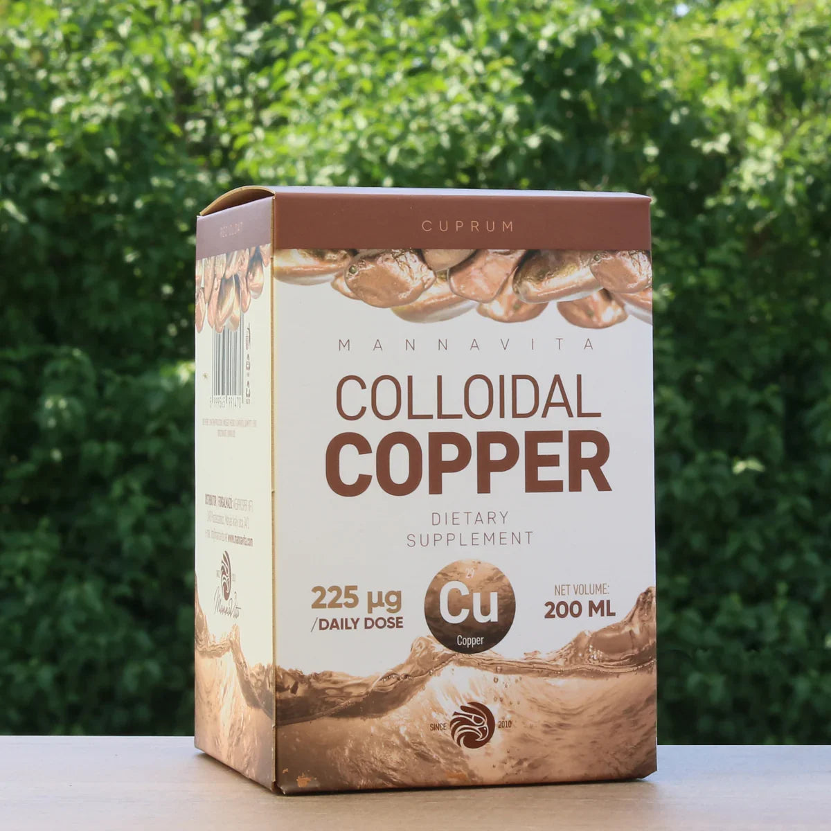 Mannavita Colloidal Copper 225µg / daily dose • 200 ml - Mannavita
