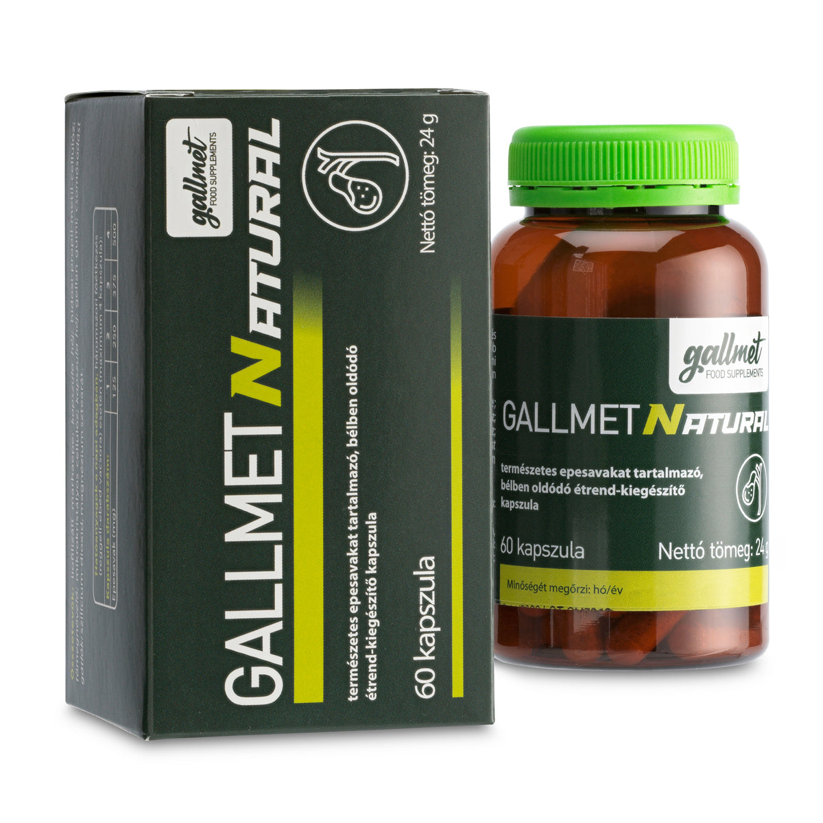 Gallmet Gélules naturelles d’acides biliaires • 60 pièces