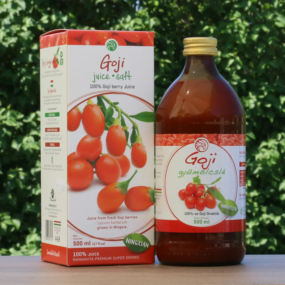 Mannavita Goji berry 100% pure pressed juice • 500 ml - Mannavita
