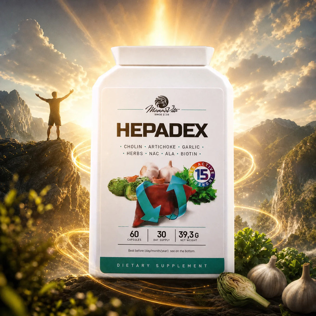 Complexe HEPADEX régénérant du foie et améliorant la santé hépatique • 60 gélules