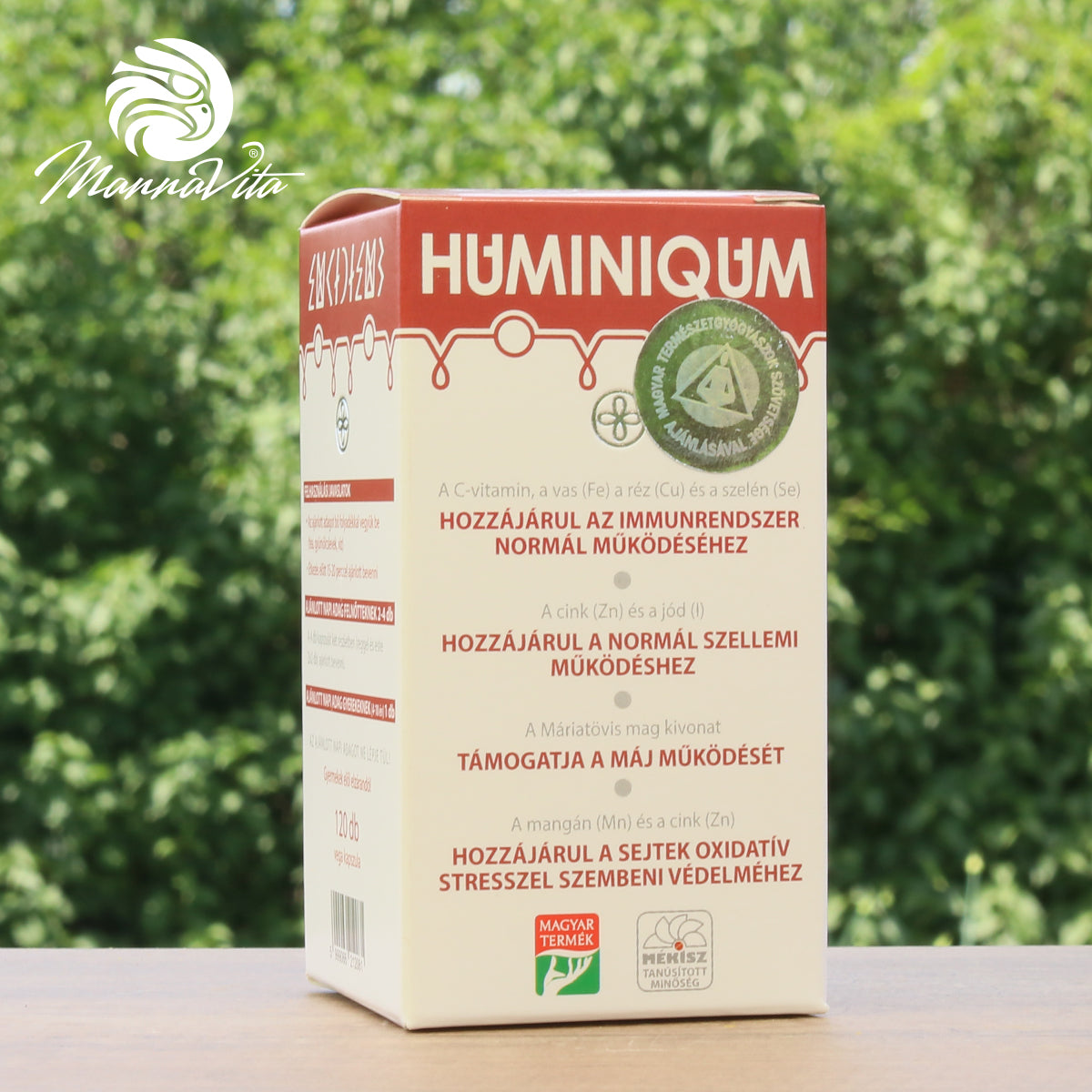Capsules Huminiqum • 120 pièces