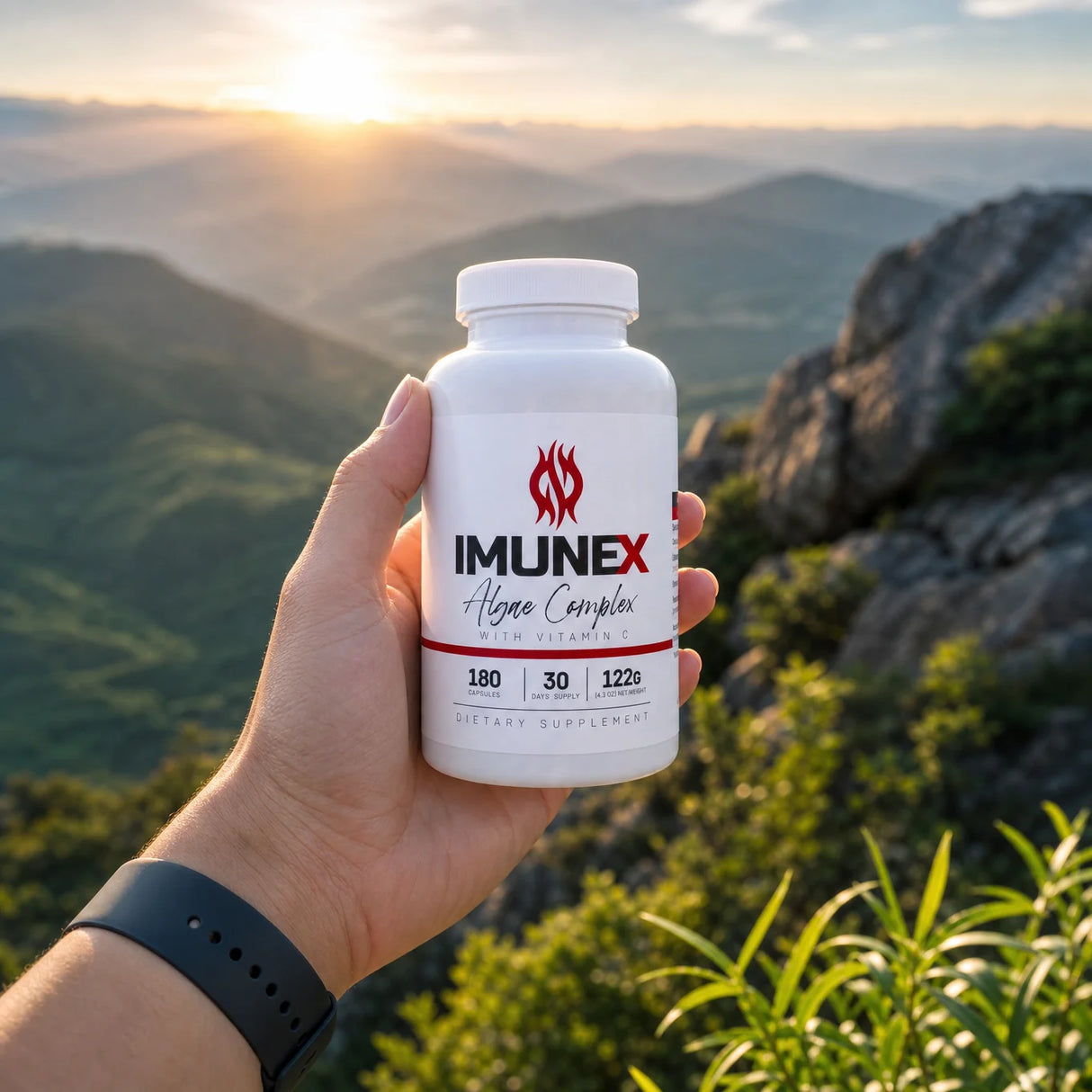 IMUNEX complexe d'algues • avec 5 algues • 180 capsules