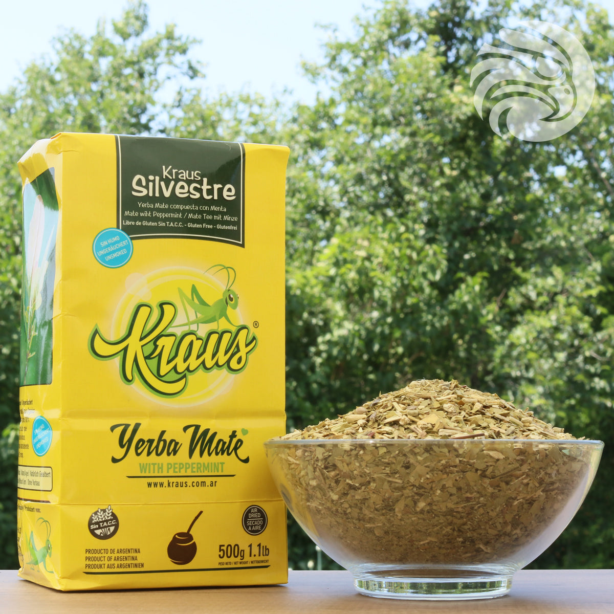 Thé maté yerba Kraus • Silvestre, MENTHE • 500 g