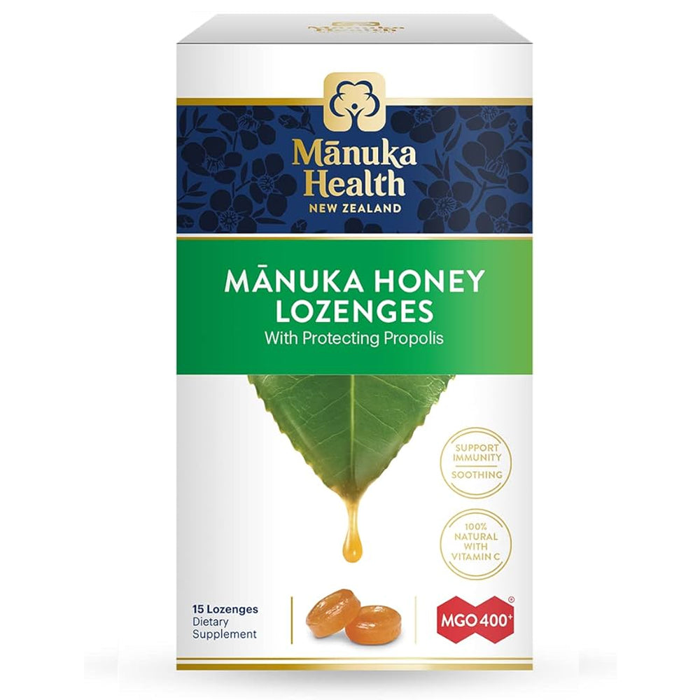 Pastilles au miel de Manuka avec propolis • 15 pièces