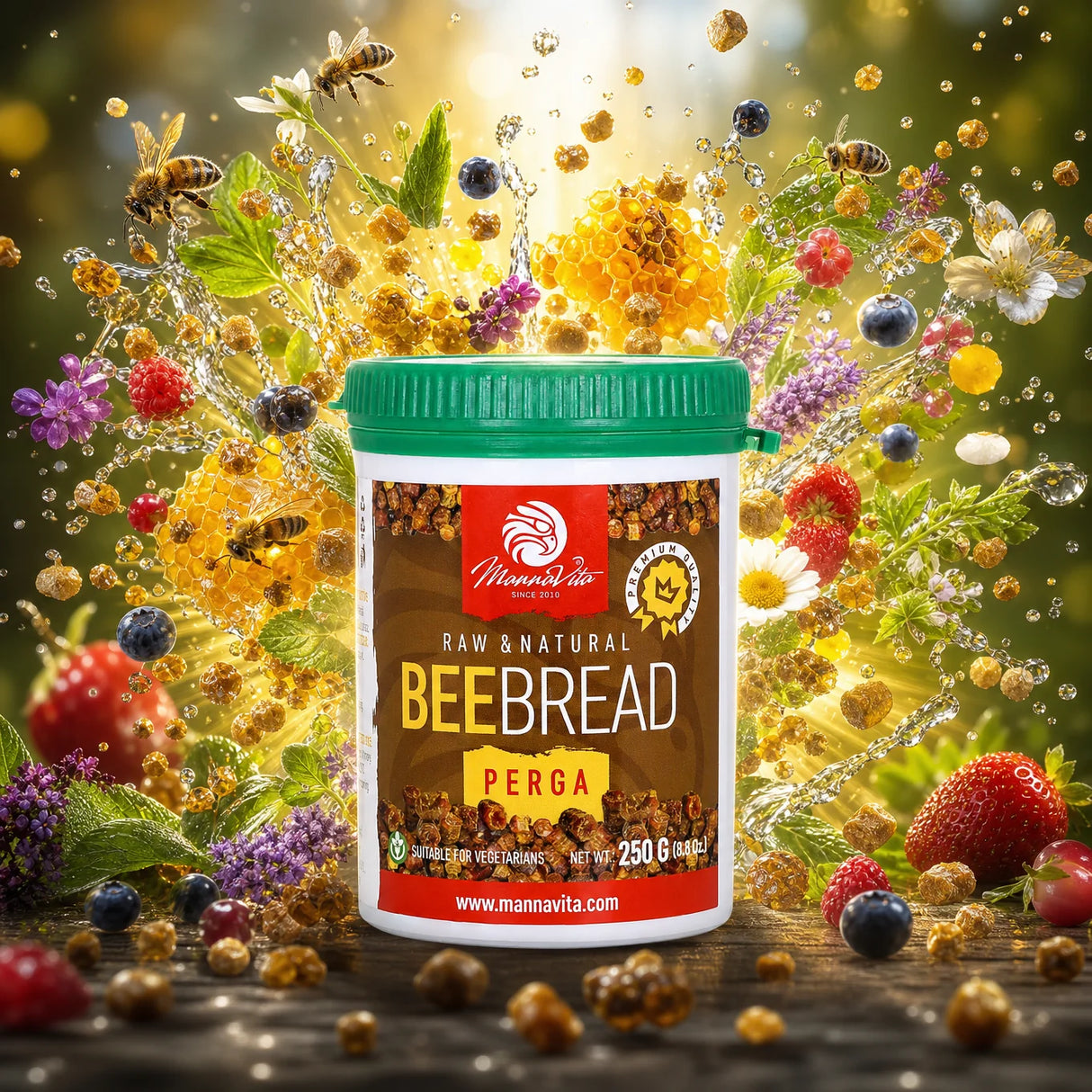 Mannavita 100 % Pain d’abeille • 250 g