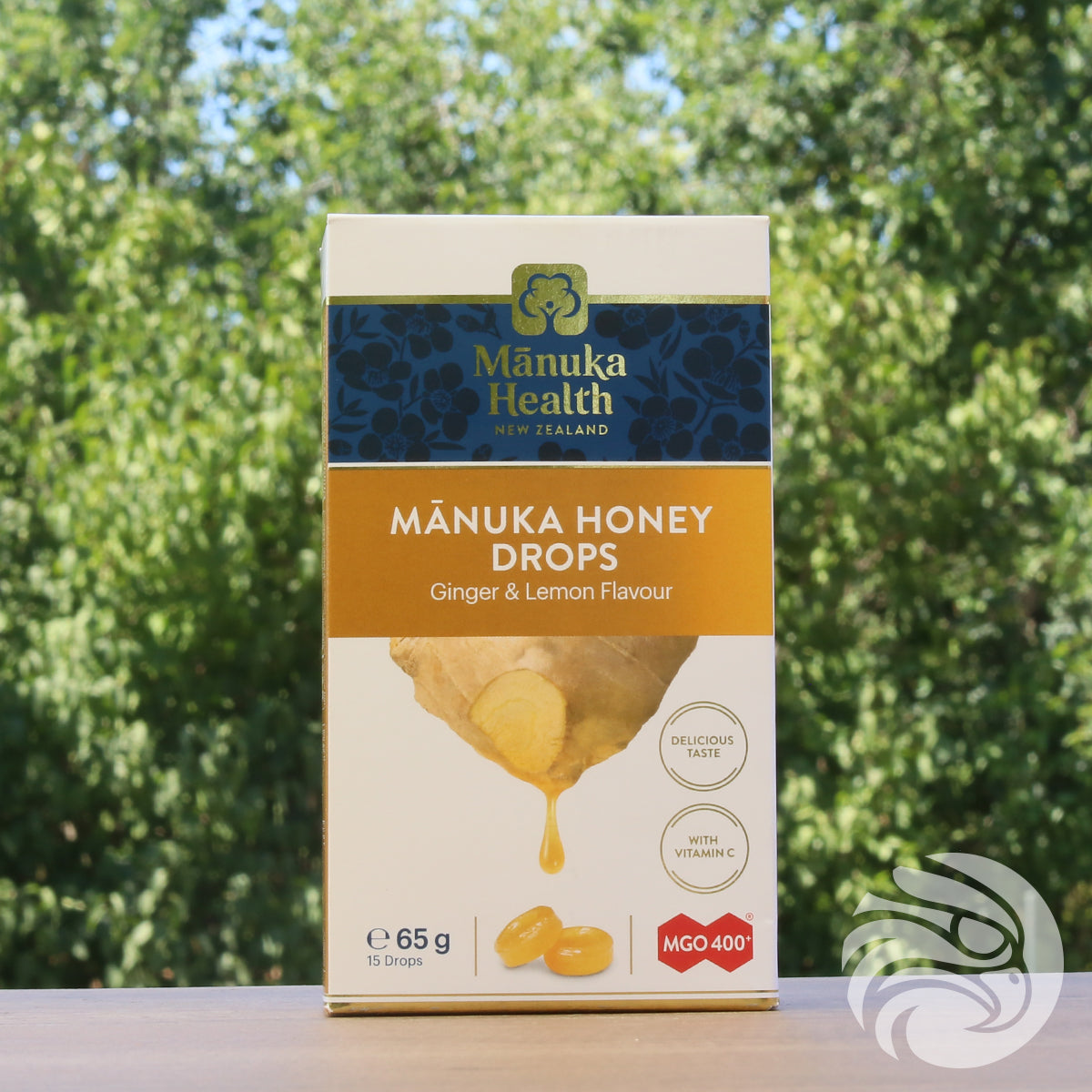 Pastilles au miel de Manuka avec gingembre et citron naturels • 15 pièces
