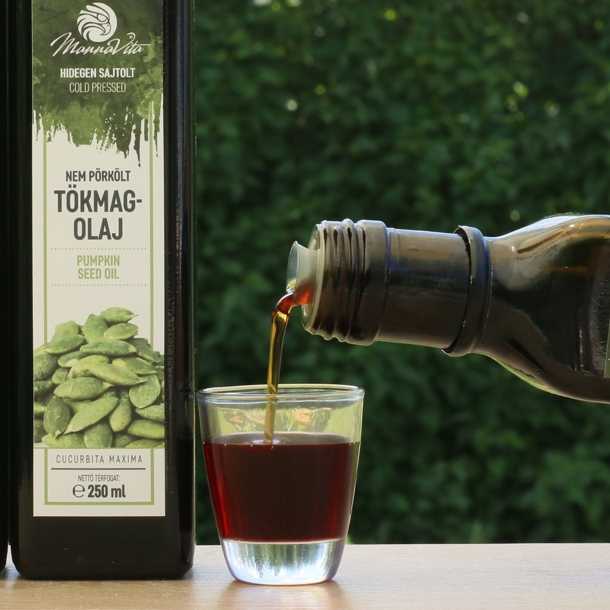 Mannavita huile de graines de courge hongroise pressée à froid • 250 ml