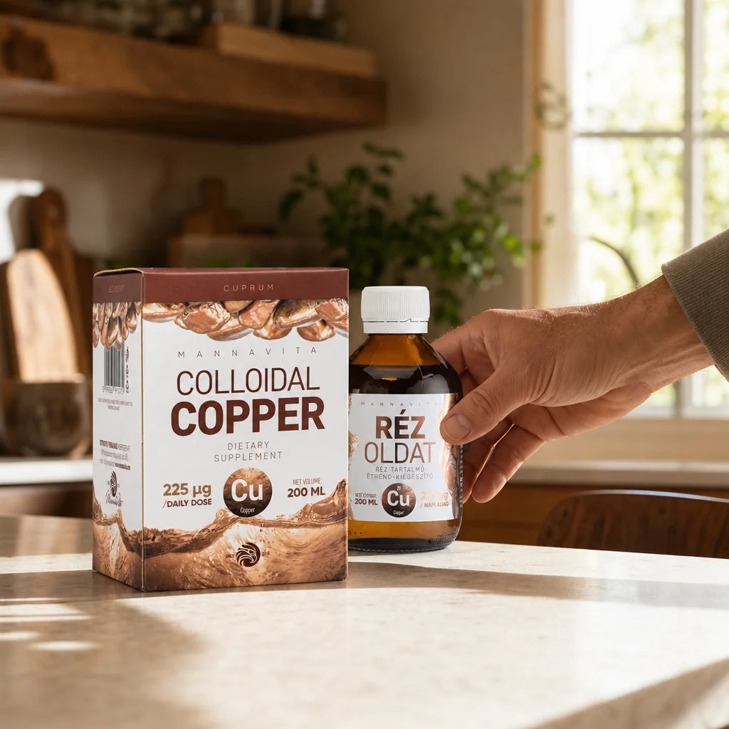 Mannavita Cuivre Colloïdal 225µg / dose quotidienne • 200ml