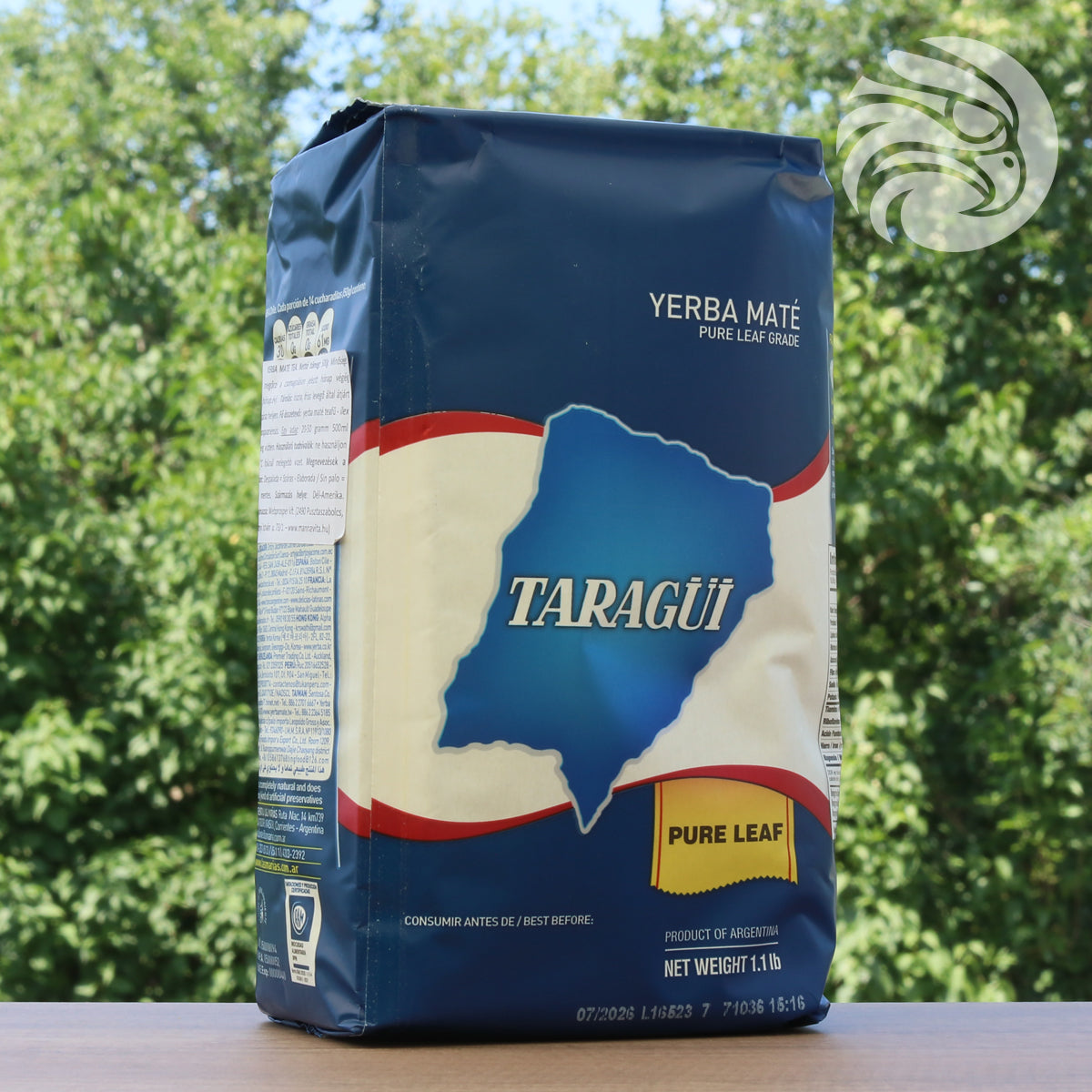 Thé maté Taragüi • Feuille pure - Sin palo • 500 g