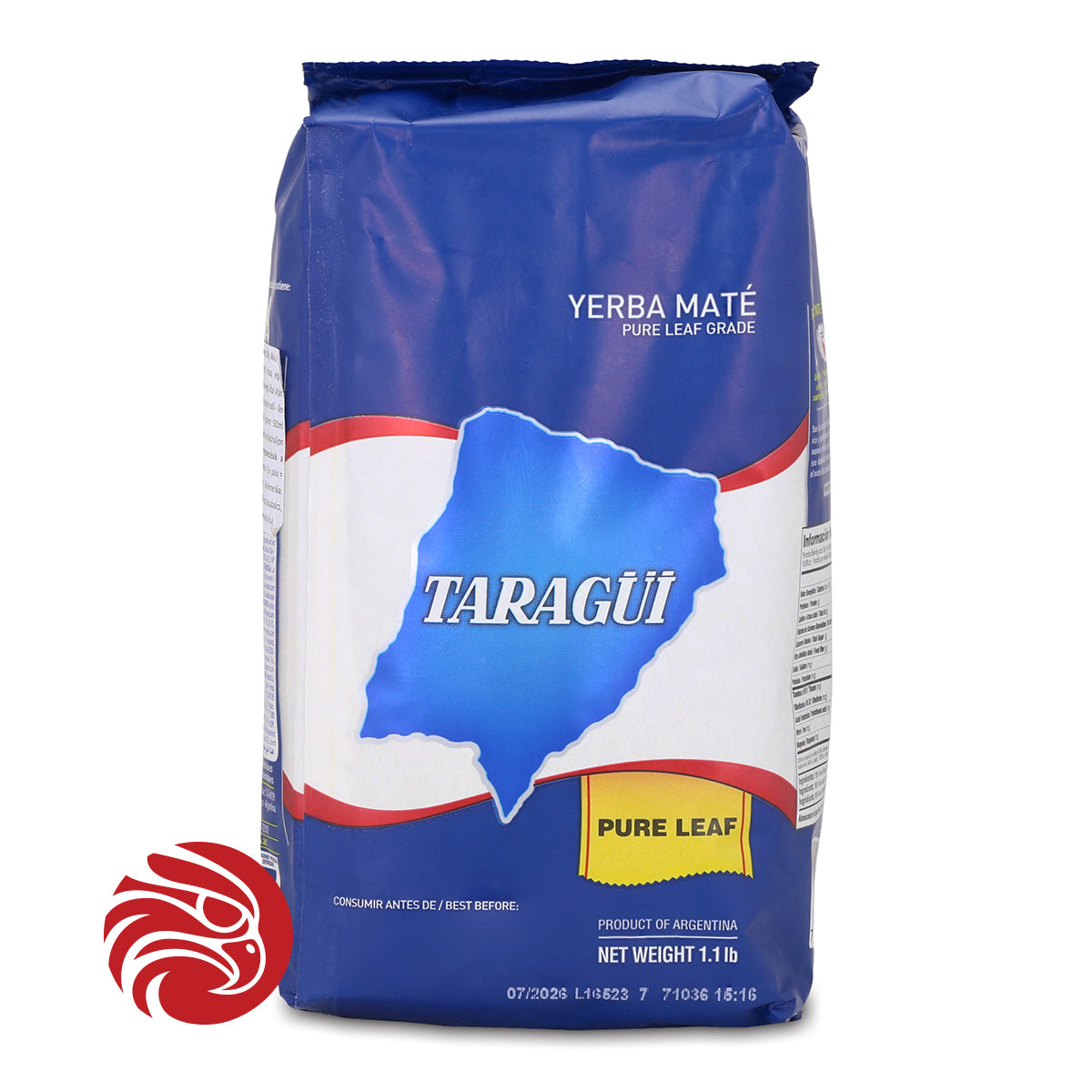 Thé maté Taragüi • Feuille pure - Sin palo • 500 g