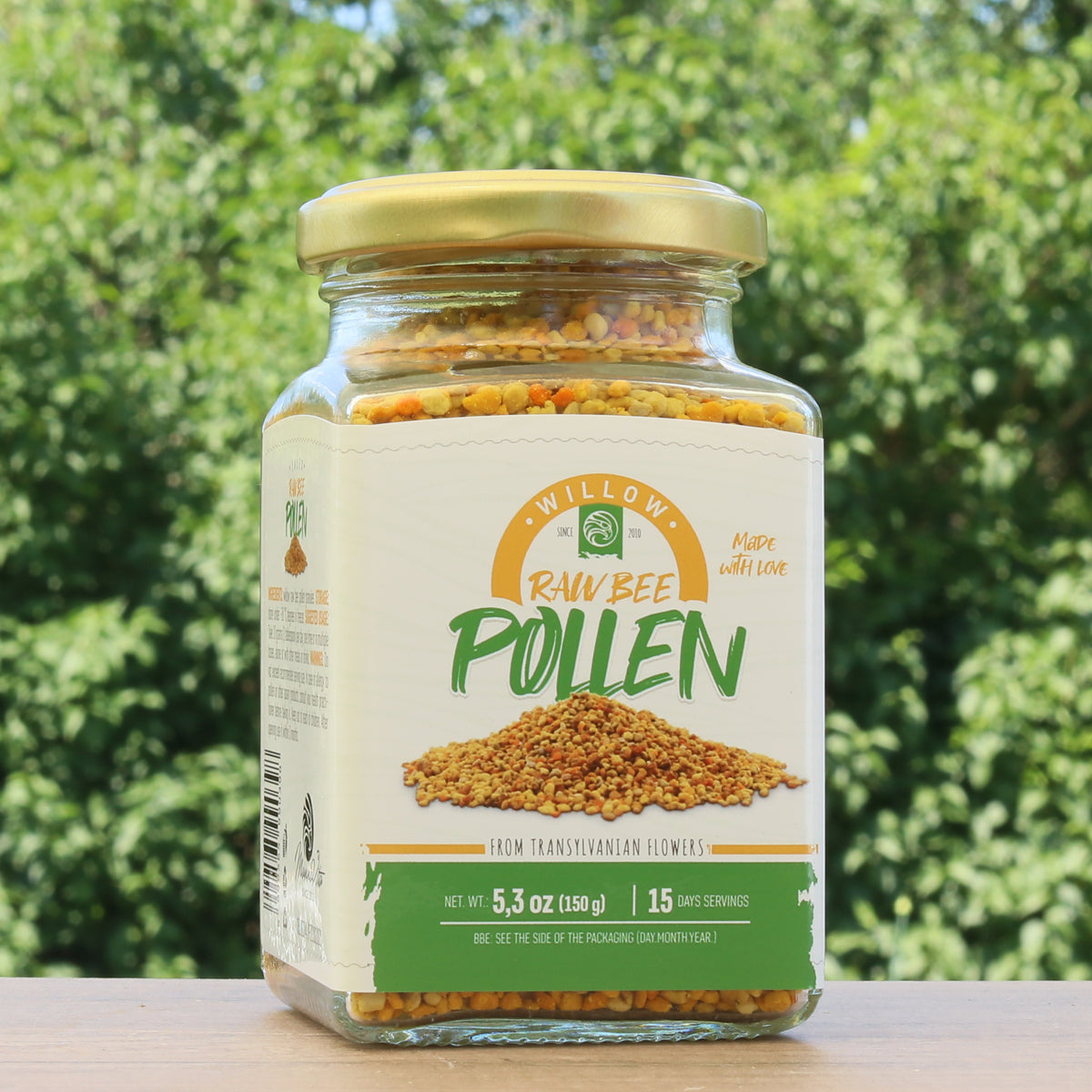 Mannavita • Pollen d'abeille cru de Saule • 150g