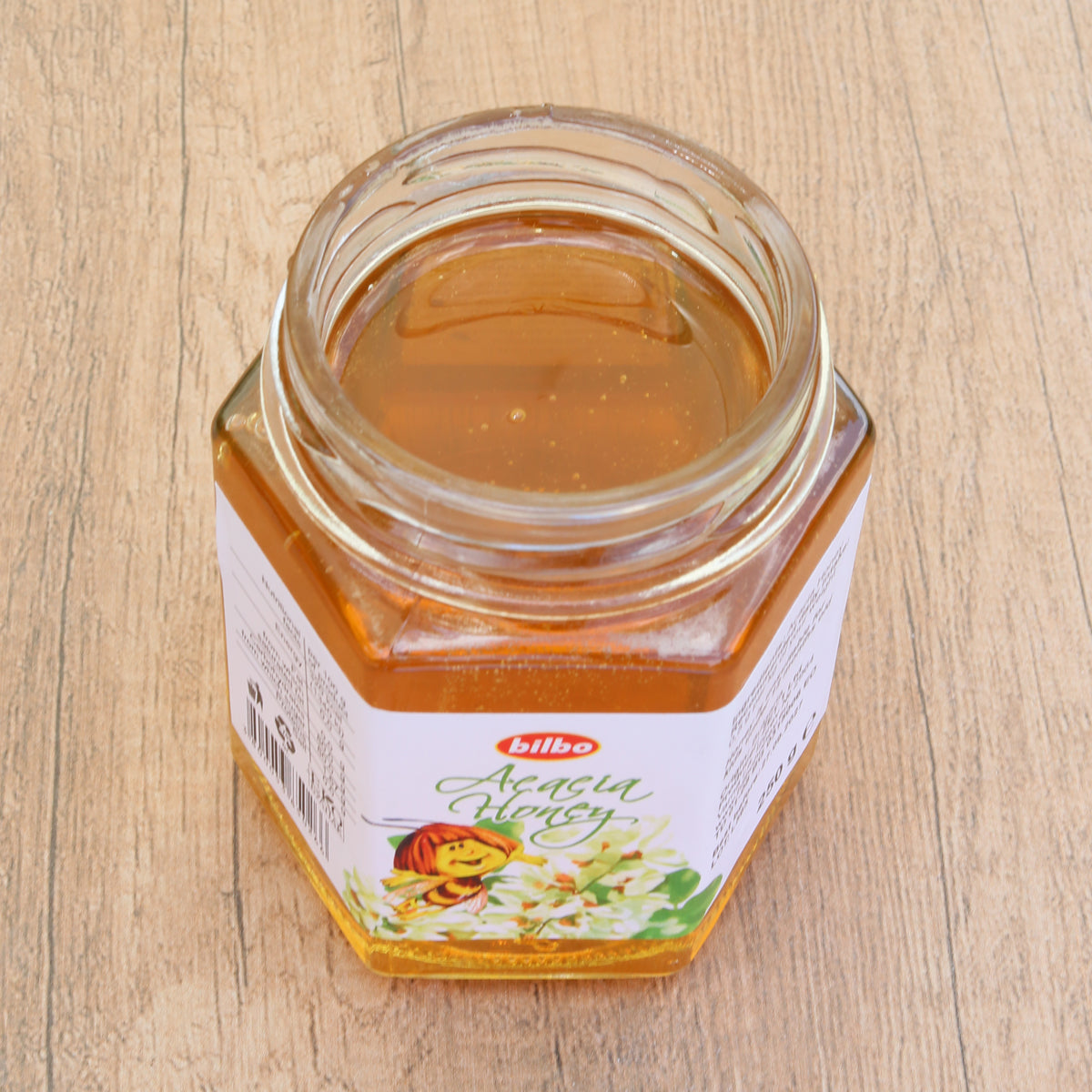 Miel d’acacia brut Bilbo • 250 g