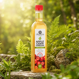 Mannavita Vinaigre de cidre de pomme, non filtré à double fermentation • 500 ml