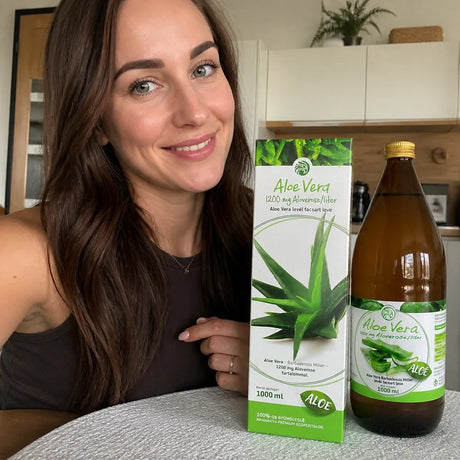 Mannavita Aloe vera jus pur pressé à 100 % • 1000 ml