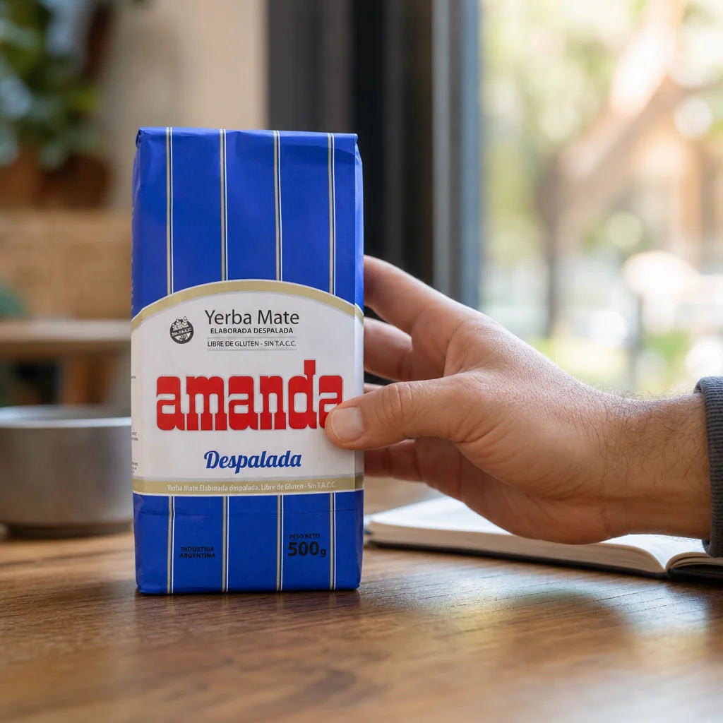 Thé de yerba maté Amanda • Sans tiges - Sin palo • 500 g