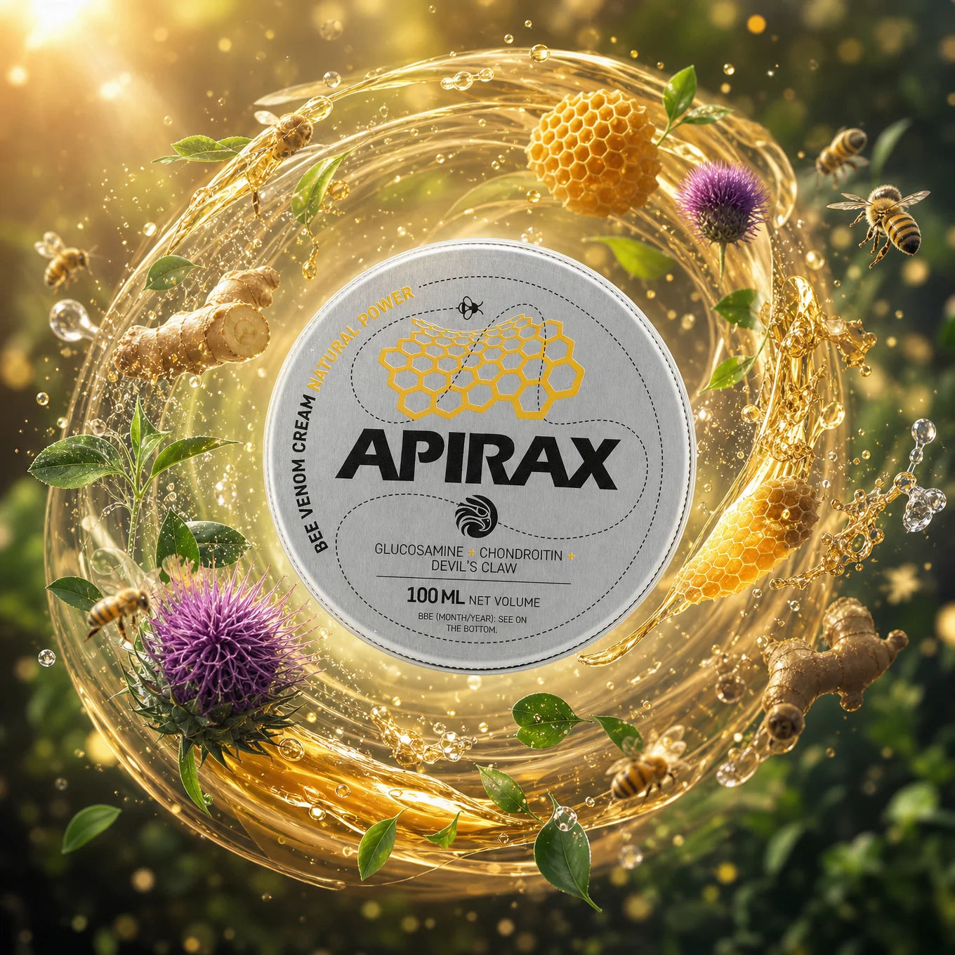 Crème au venin d’abeille APIRAX • 100 ml