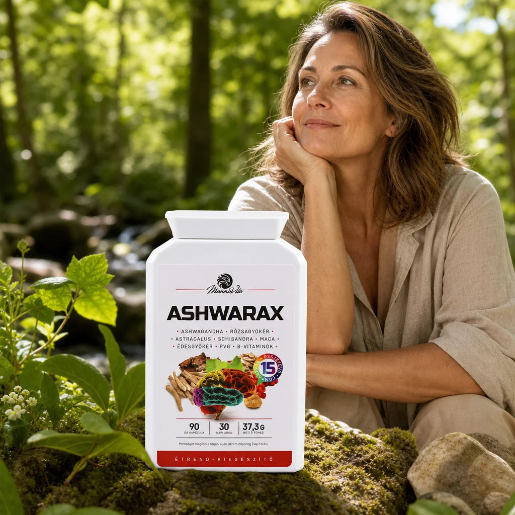 Ashwarax pour le soulagement de l'anxiété, des crises de panique et de l'insomnie • 90 gélules