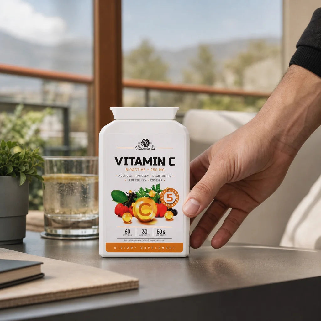Mannavita Complexe de Vitamine C • 250 mg bioactif • 60 gélules