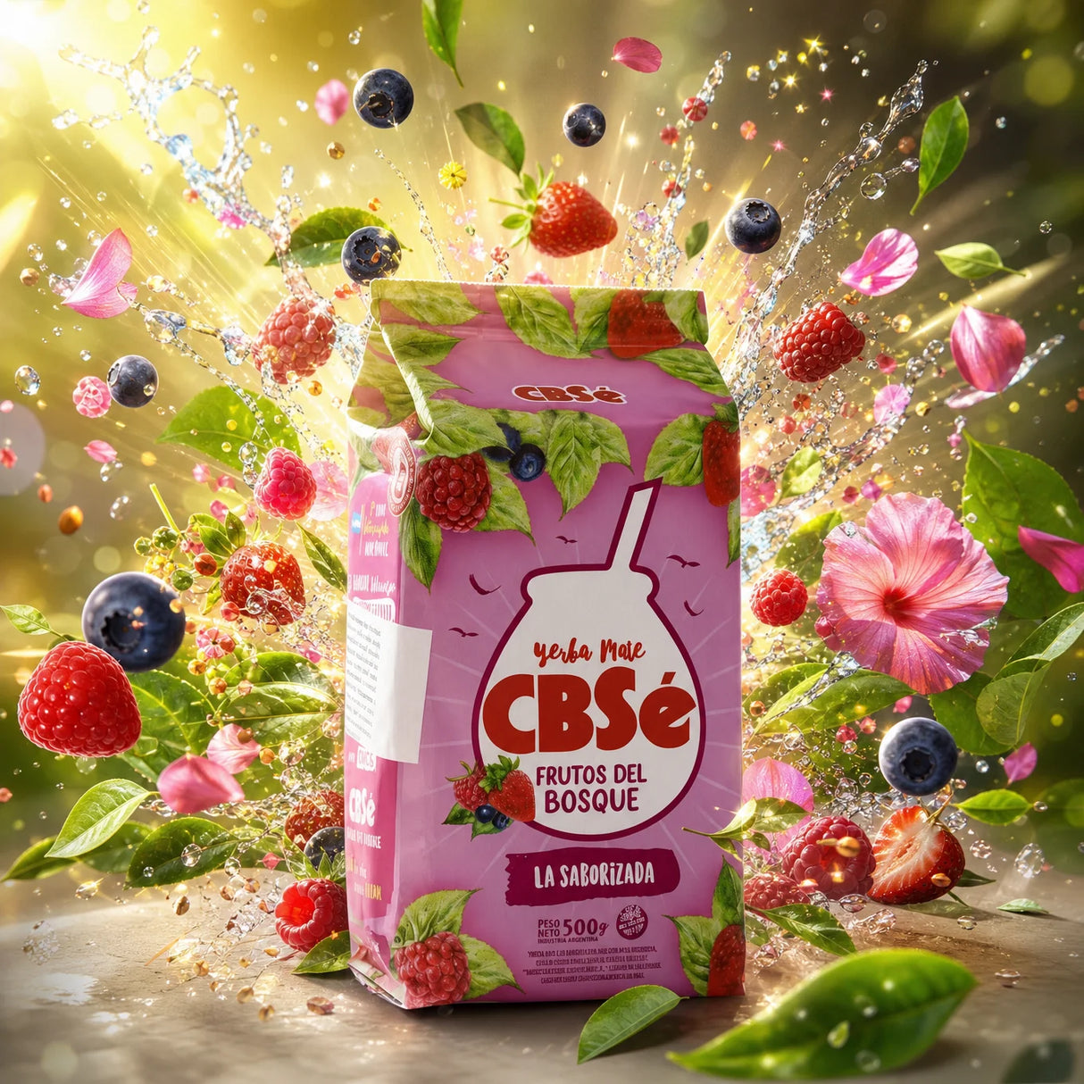 CBSé thé de yerba maté • Fruits des bois • 500 g
