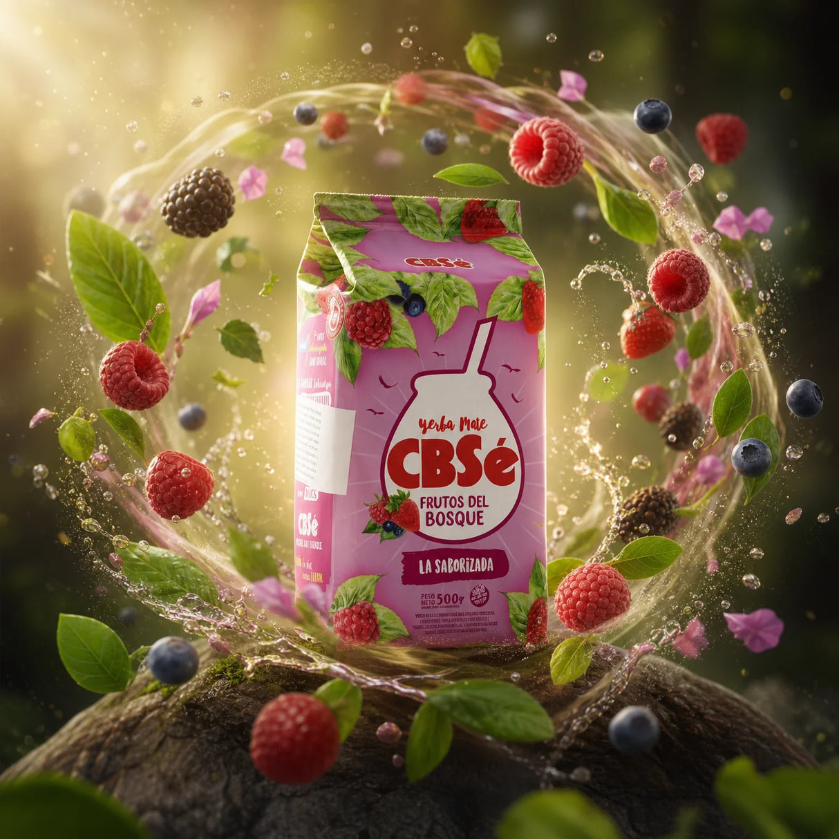CBSé thé de yerba maté • Fruits des bois • 500 g