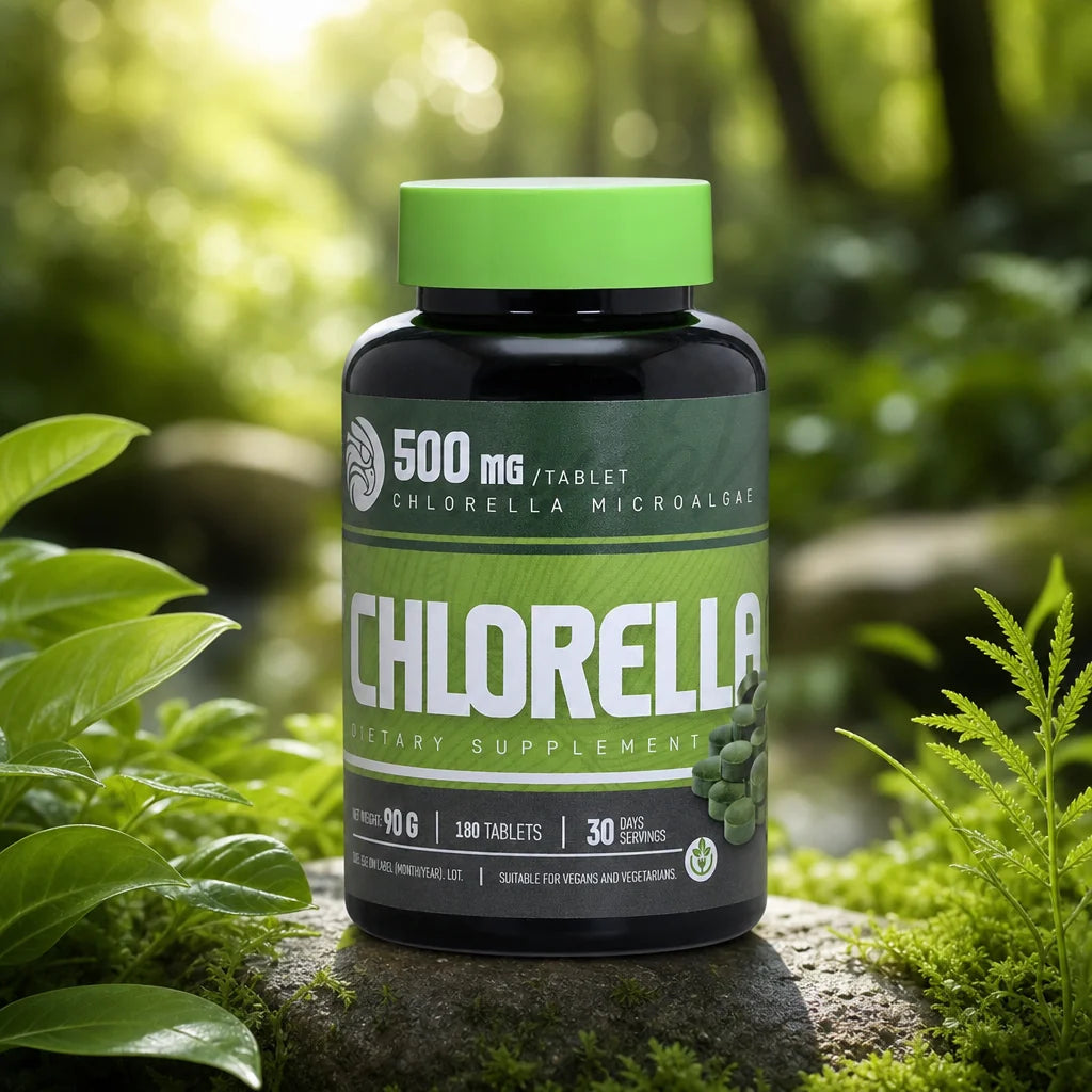 Mannavita Chlorella 500 mg comprimés • 180 pièces