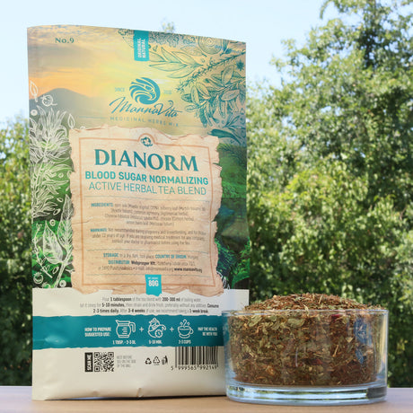 DIANORM mélange actif de tisane à base de plantes pour normaliser la glycémie • 80g
