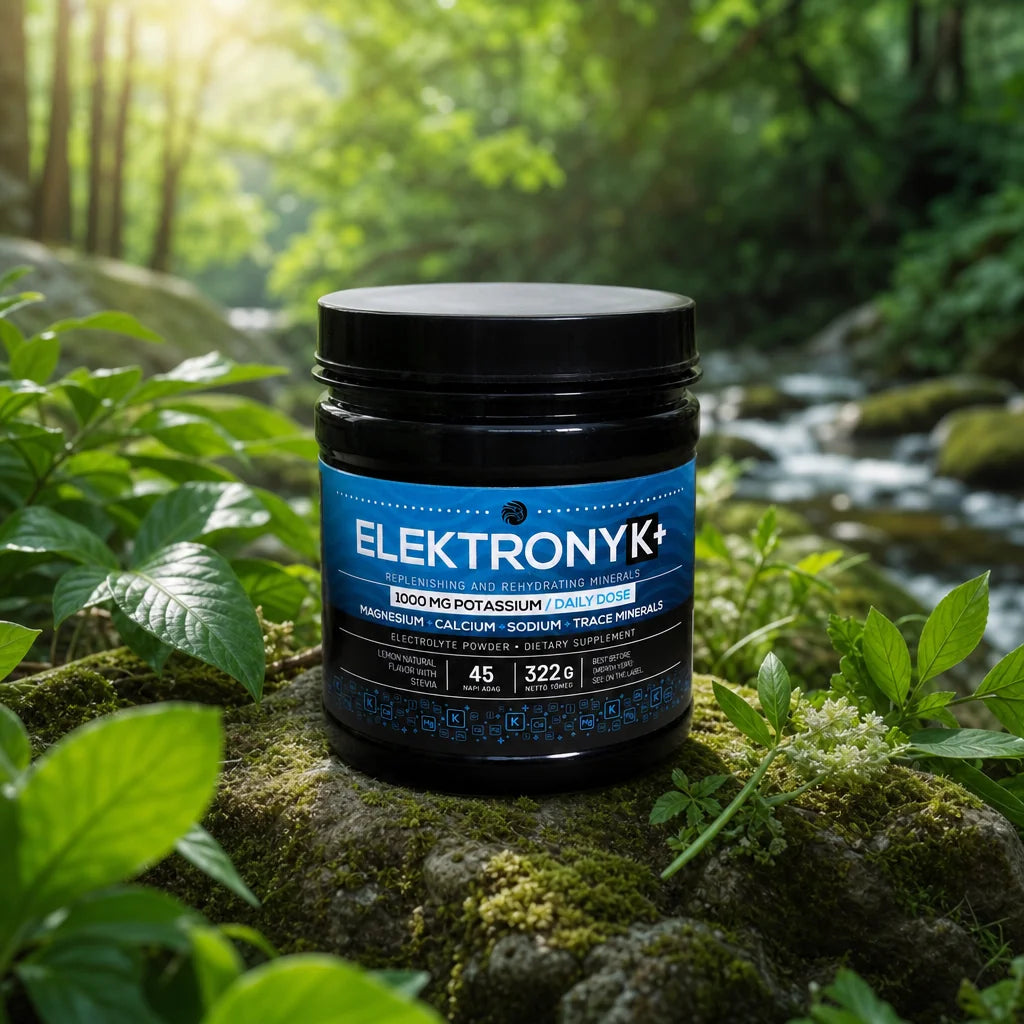 Poudre d'électrolyte ElektronyK+ avec 1000 mg de potassium • 322g