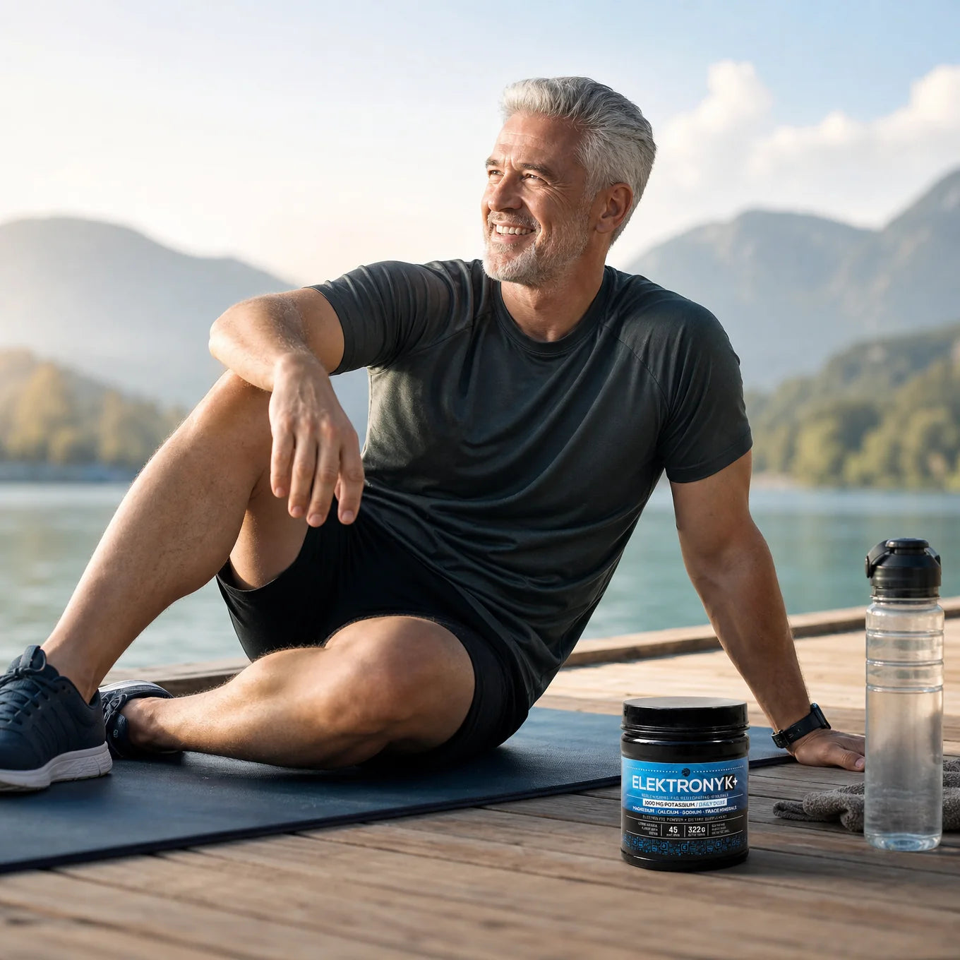 Poudre d'électrolyte ElektronyK+ avec 1000 mg de potassium • 322g
