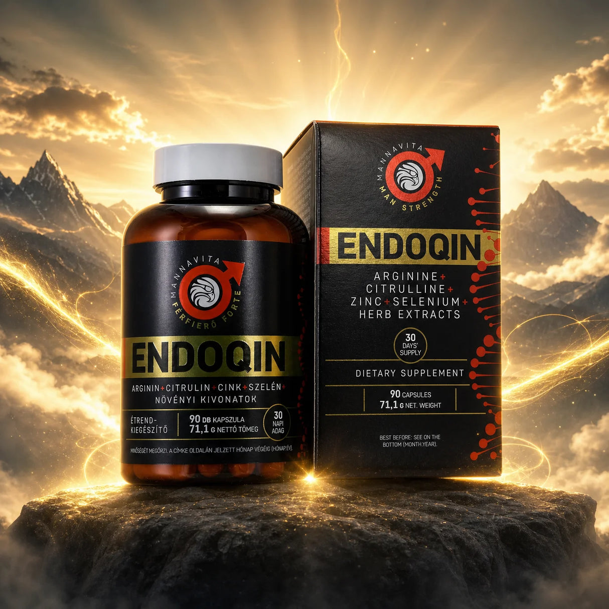 ENDOQIN main-d’œuvre forte • 90 capsules
