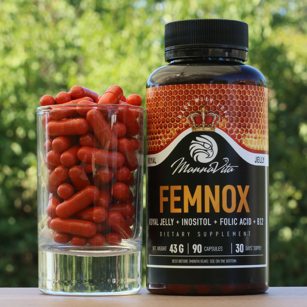 FEMNOX Gelée Royale + Inositol + Acide Folique + Complexe B12 • 90 gélules
