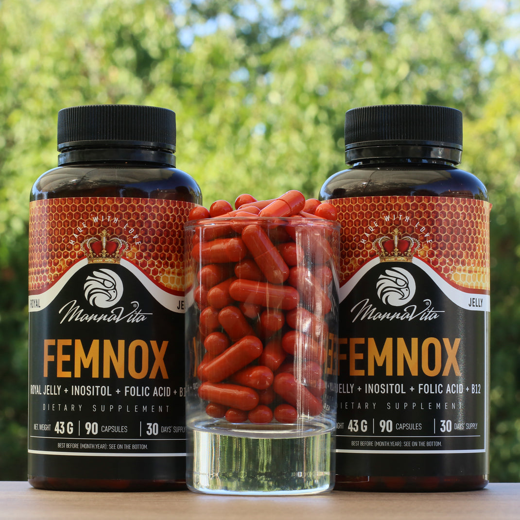 FEMNOX Gelée Royale + Inositol + Acide Folique + Complexe B12 • 90 gélules