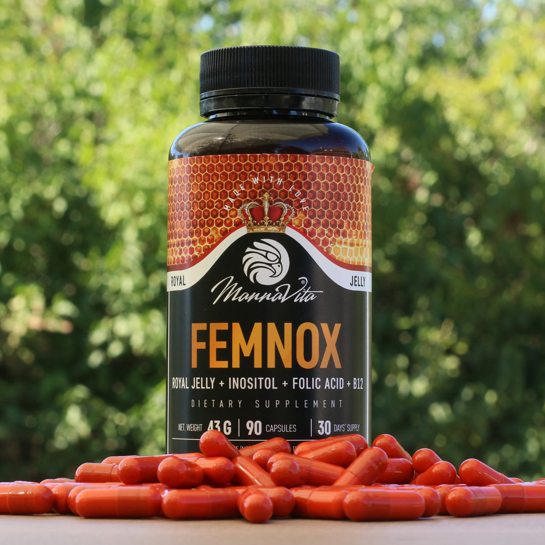FEMNOX Gelée Royale + Inositol + Acide Folique + Complexe B12 • 90 gélules