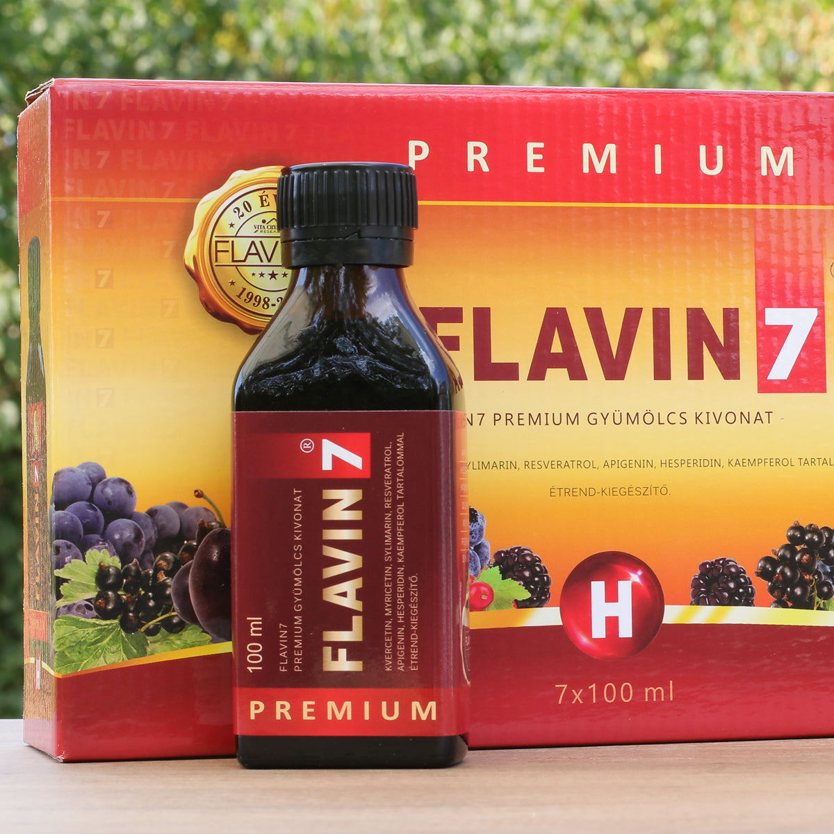 Flavin7 Complexe premium de bioflavonoïdes • 7 x 100 ml