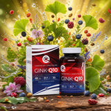 GINK-Q10 • Complexe Coenzyme Q10 + Ginkgo Biloba • 60 gélules