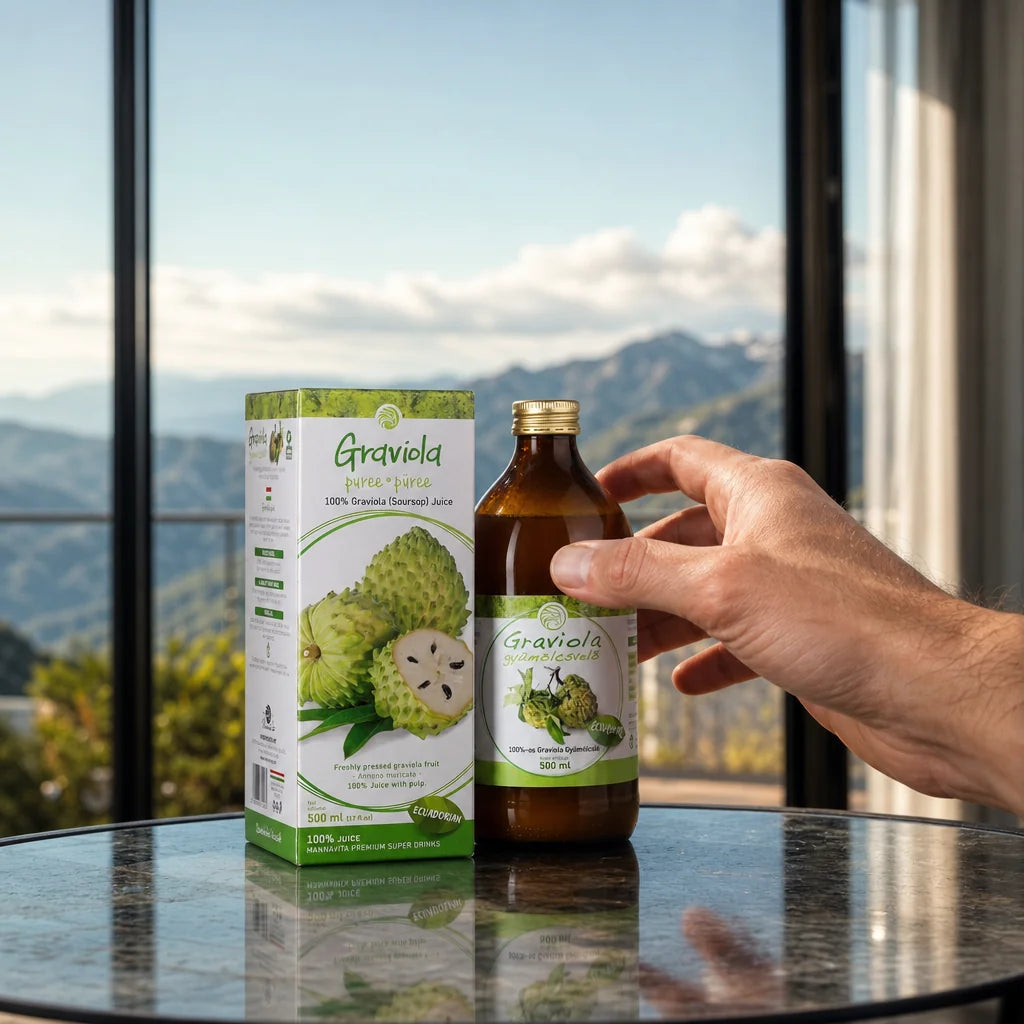 Mannavita Graviola purée 100 % pressée pure • 500 ml