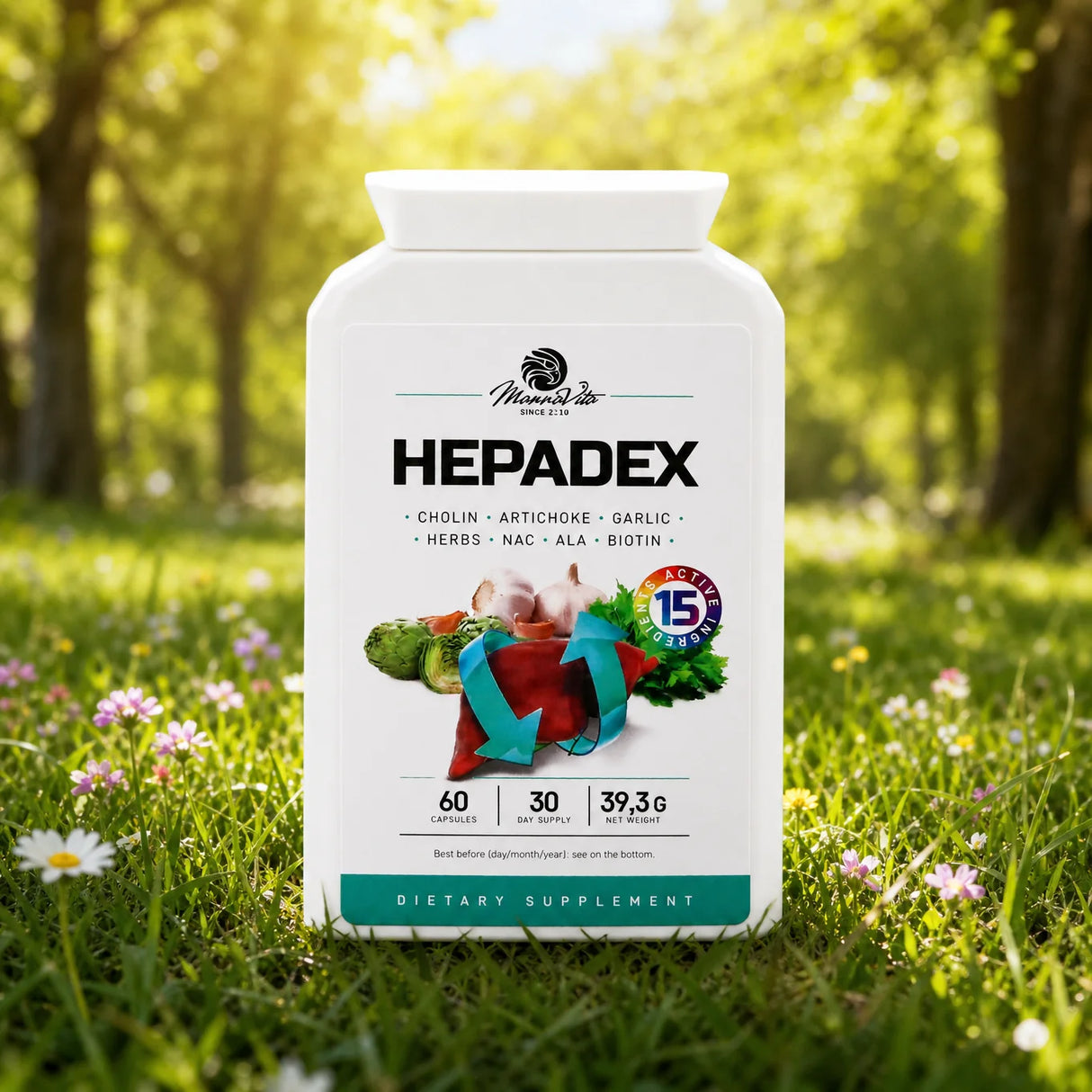 Complexe HEPADEX régénérant du foie et améliorant la santé hépatique • 60 gélules